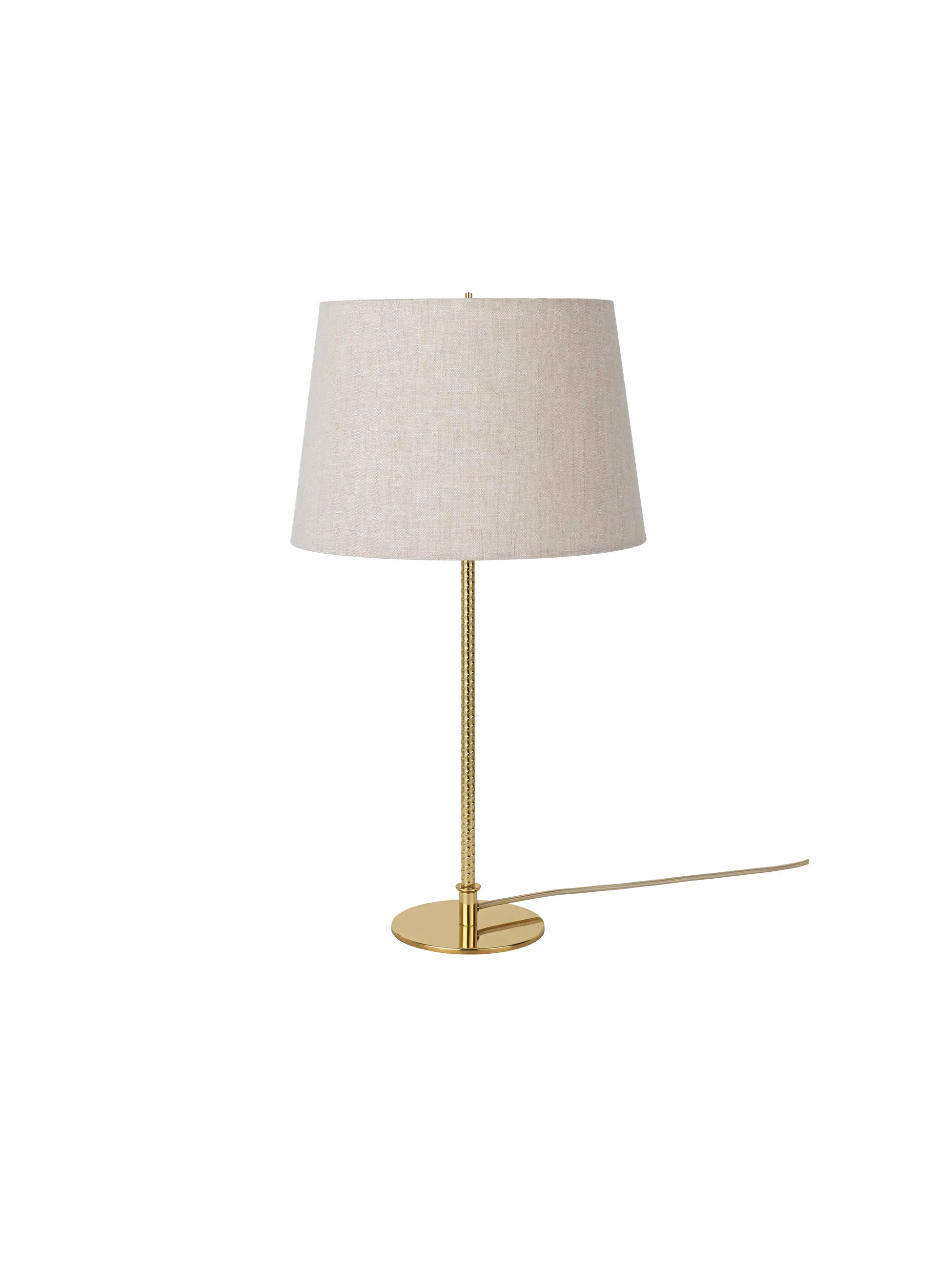 GUBI 9205 Table Lamp (Canvas, Brass, UK)