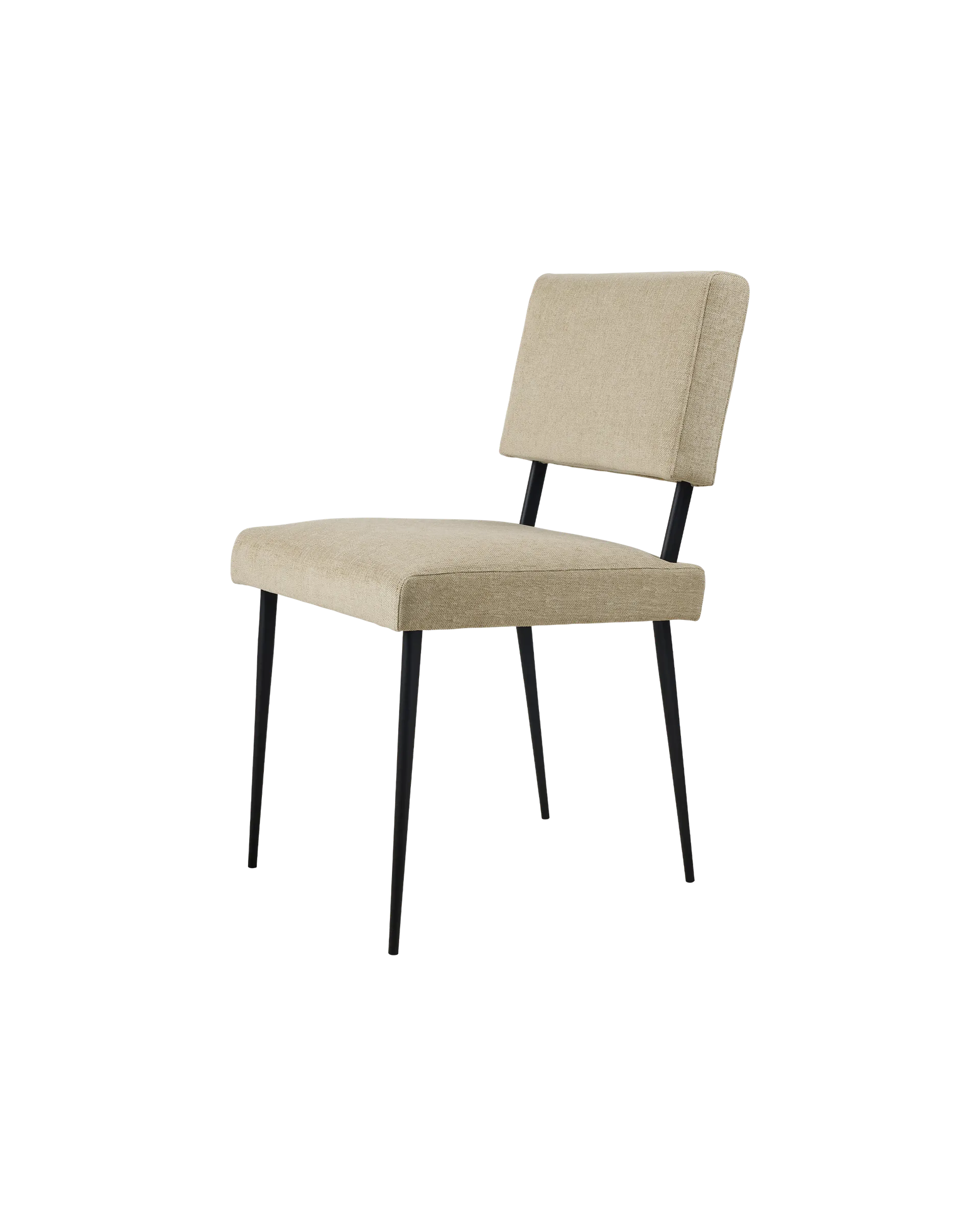 GUBI M-Chair Dining Chair (Bonito, JAB (075, Standard), Matt Black, EU)