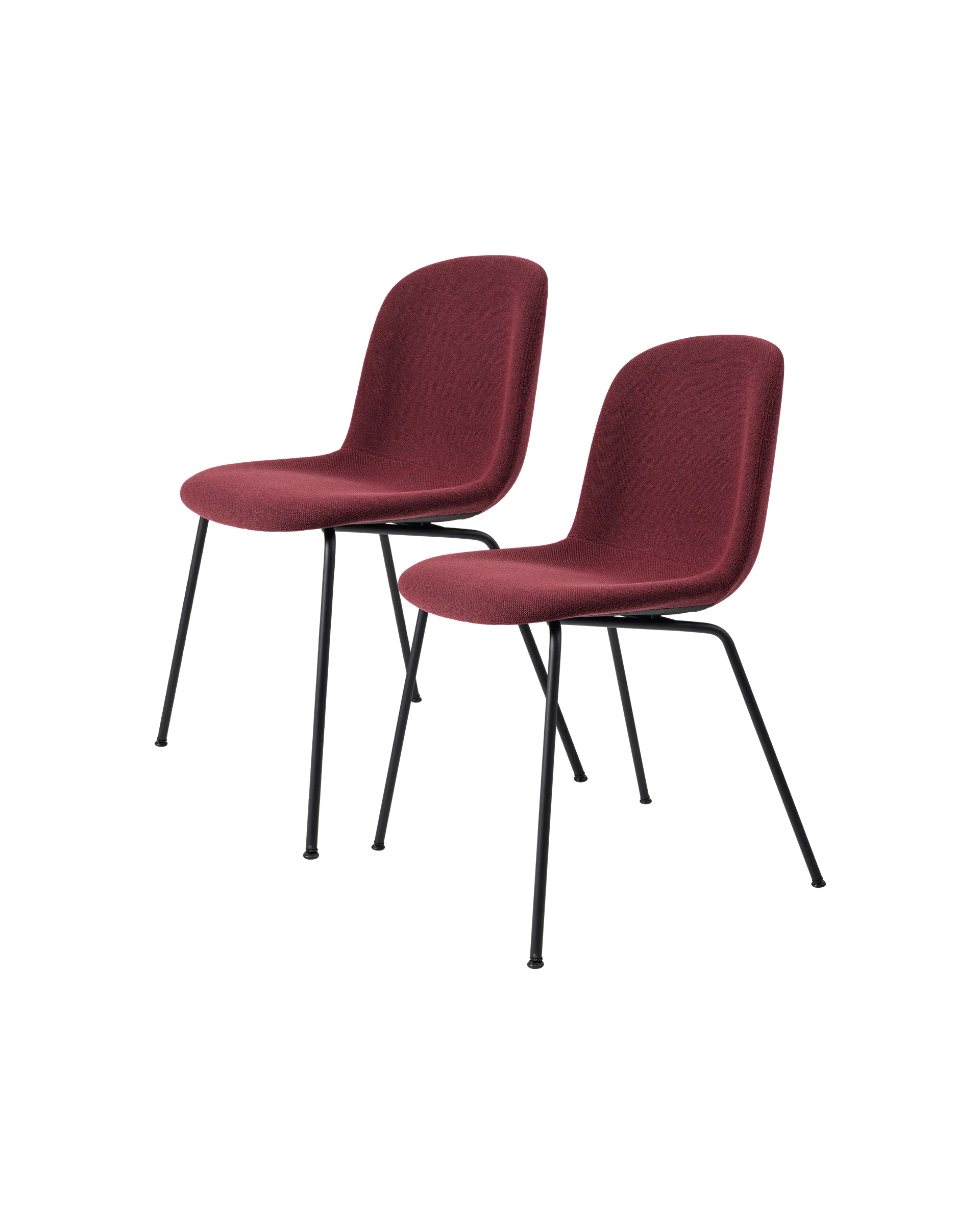 GUBI Brim Dining Chair, Set of 2 (Autumn, Kvadrat (0681, Standard))