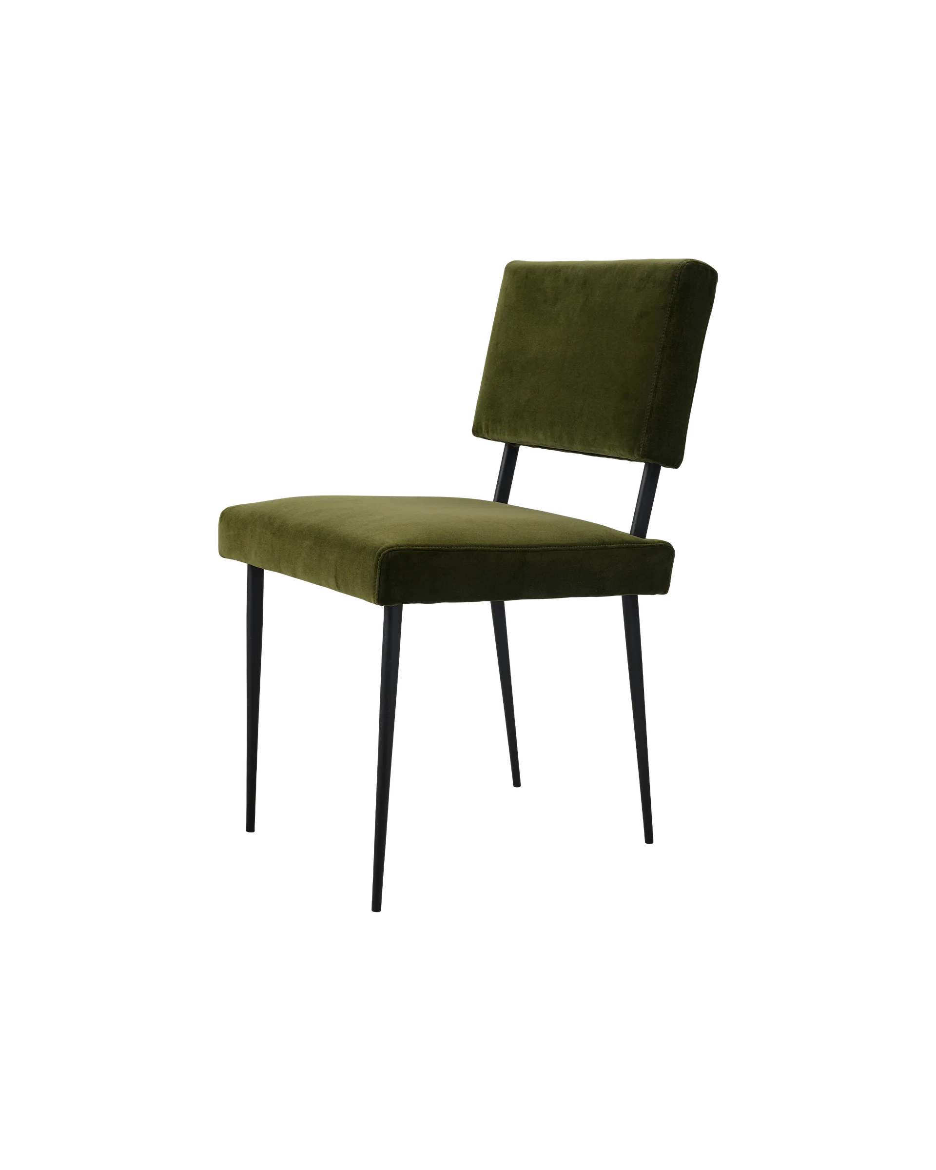 GUBI M-Chair Dining Chair (Asator, Kvadrat (0974, Standard), Matt Black, EU)