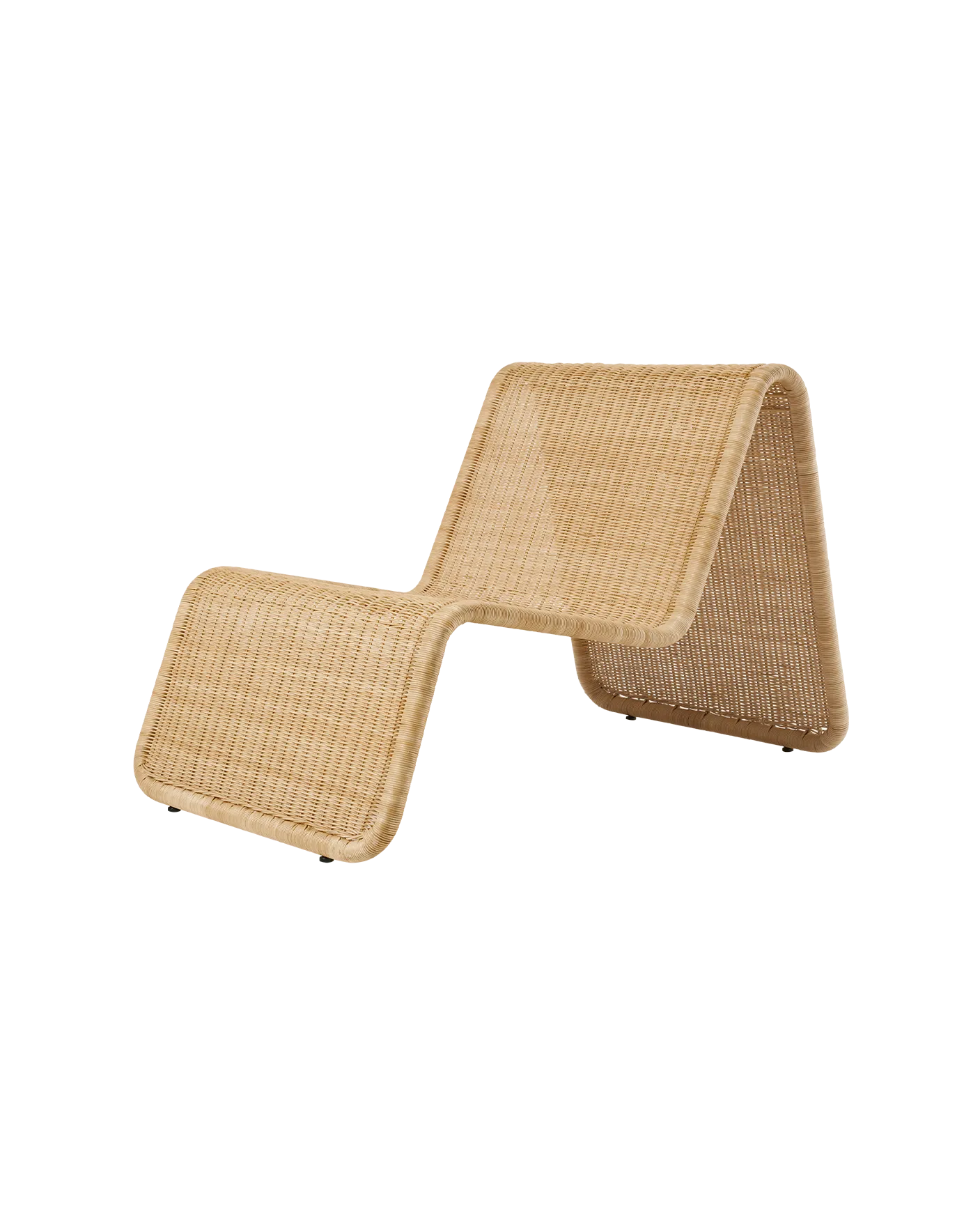GUBI P3 Lounge Chair (Rattan)