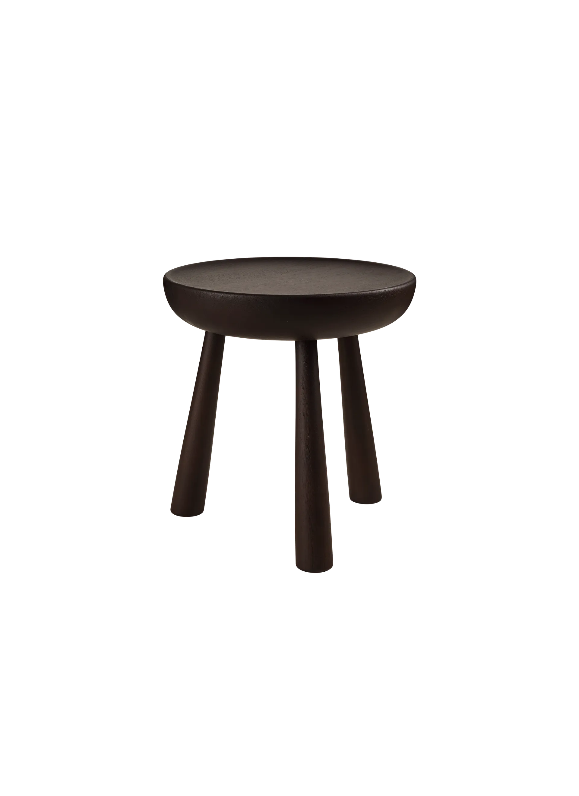 GUBI Totto Stool (Lacquered Dark Stained Sapelli)