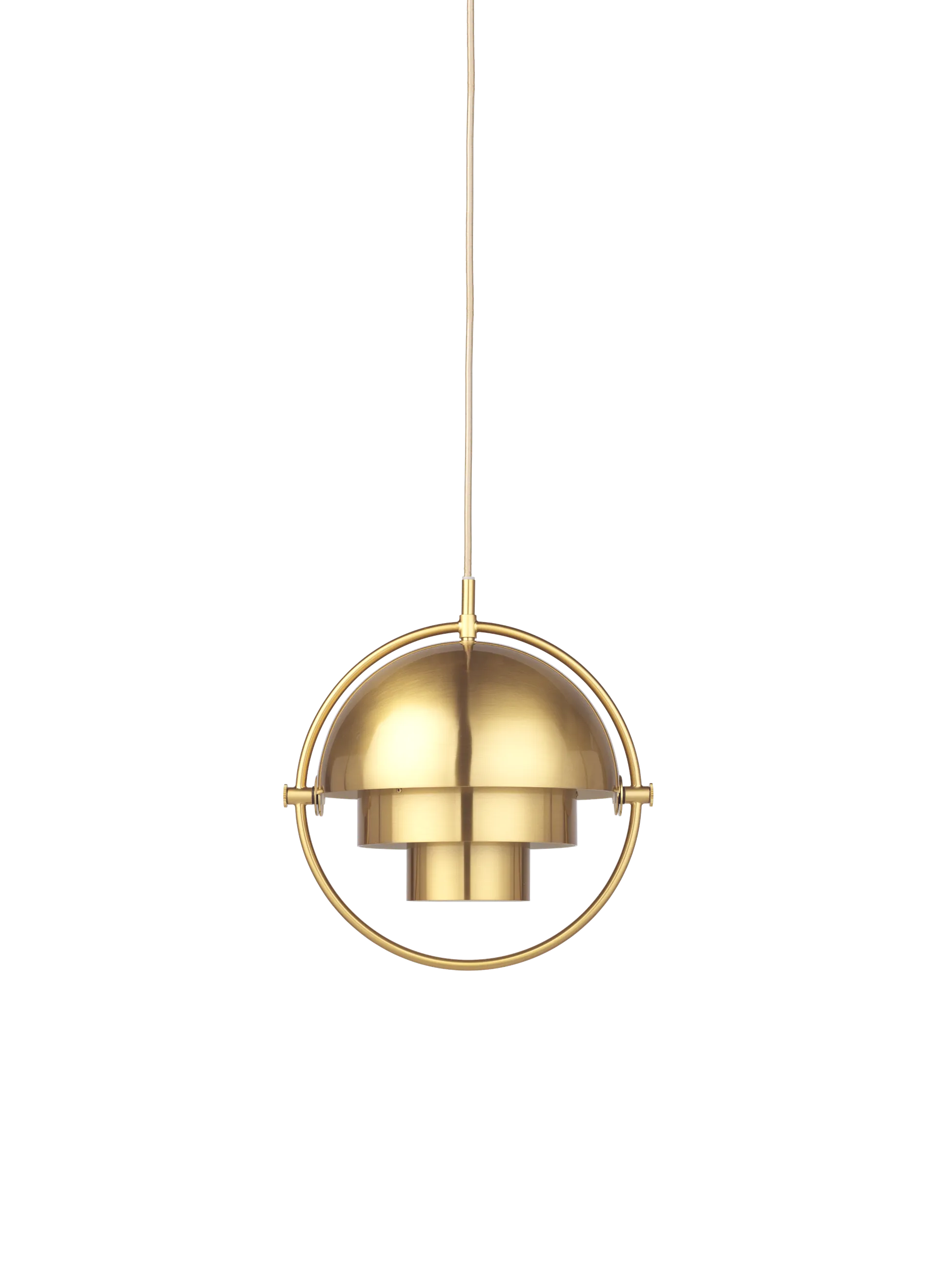 GUBI Multi-Lite Pendant (Brass, Shiny Brass, Ø22,5 x 11 cm, EU)