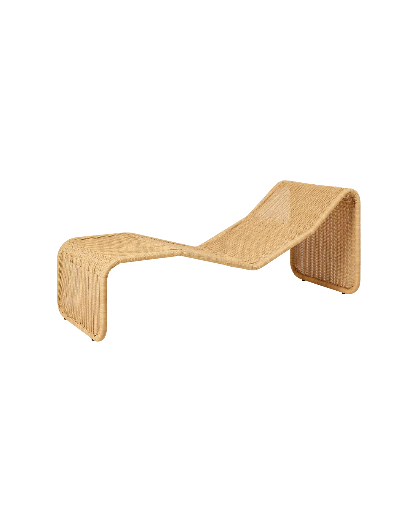 GUBI P3S Chaise Longue, Outdoor (Natural Tone)
