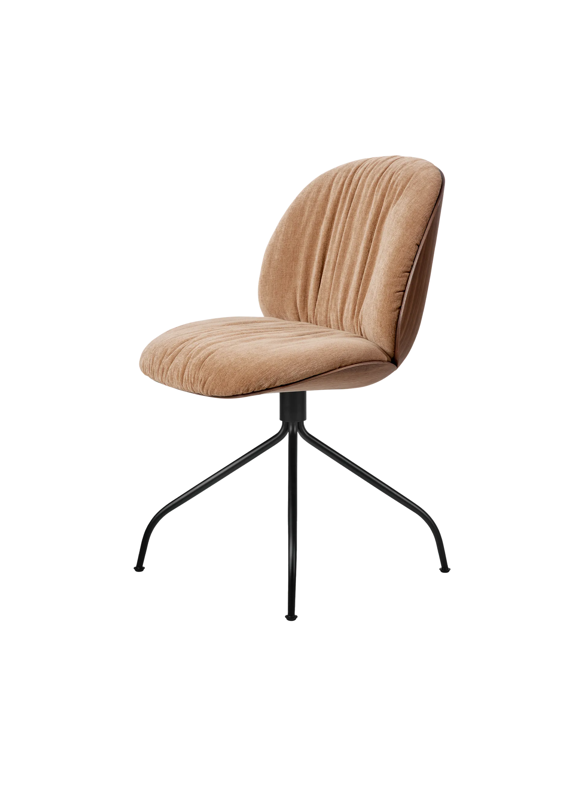 GUBI Beetle Soft Meeting Chair (Belsuede Special FR, Dedar (132, Standard), Swivel base)