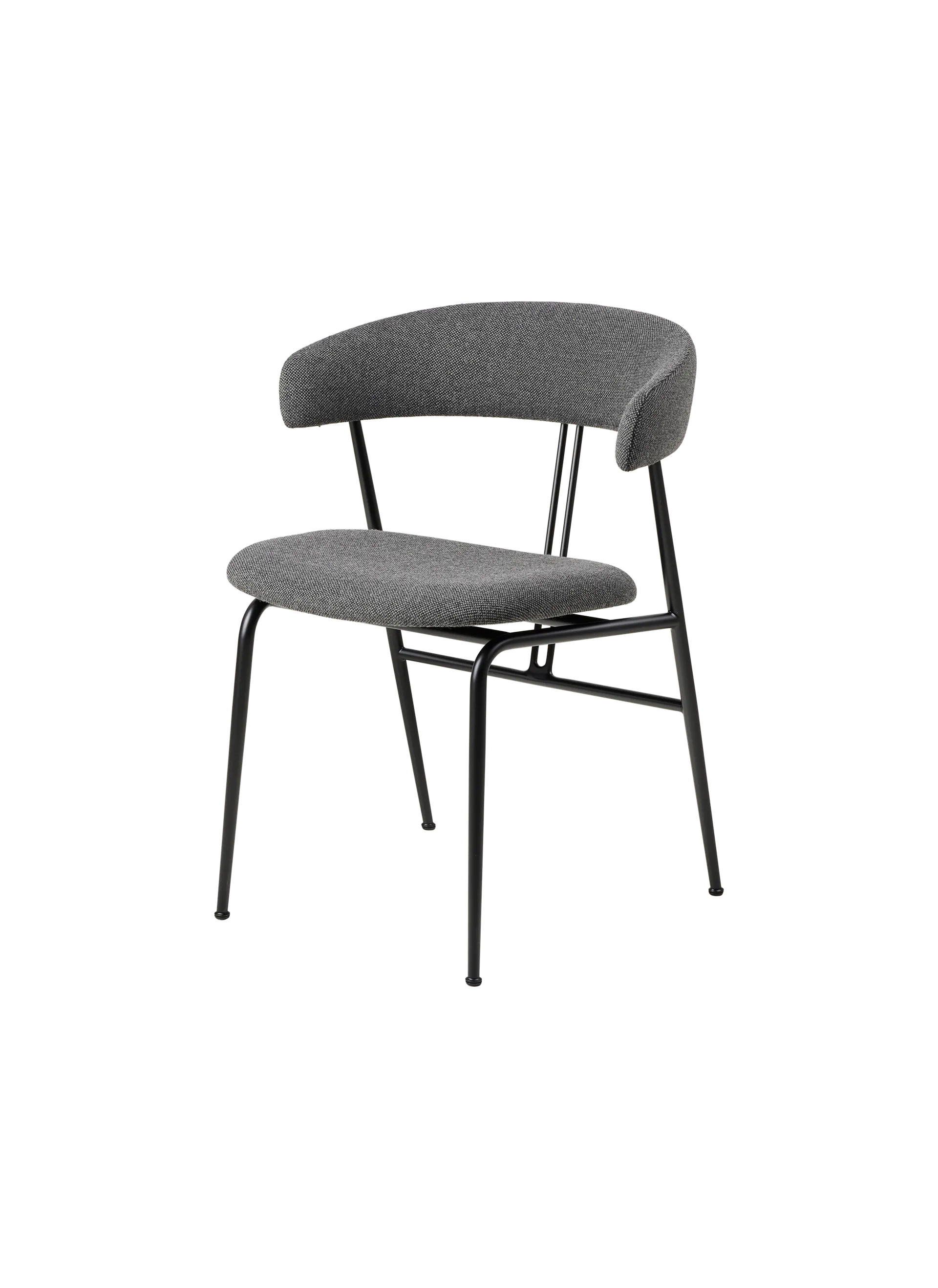 GUBI Violin Dining Chair, Fully Upholstered (Hallingdal 65, Kvadrat (173, Standard))