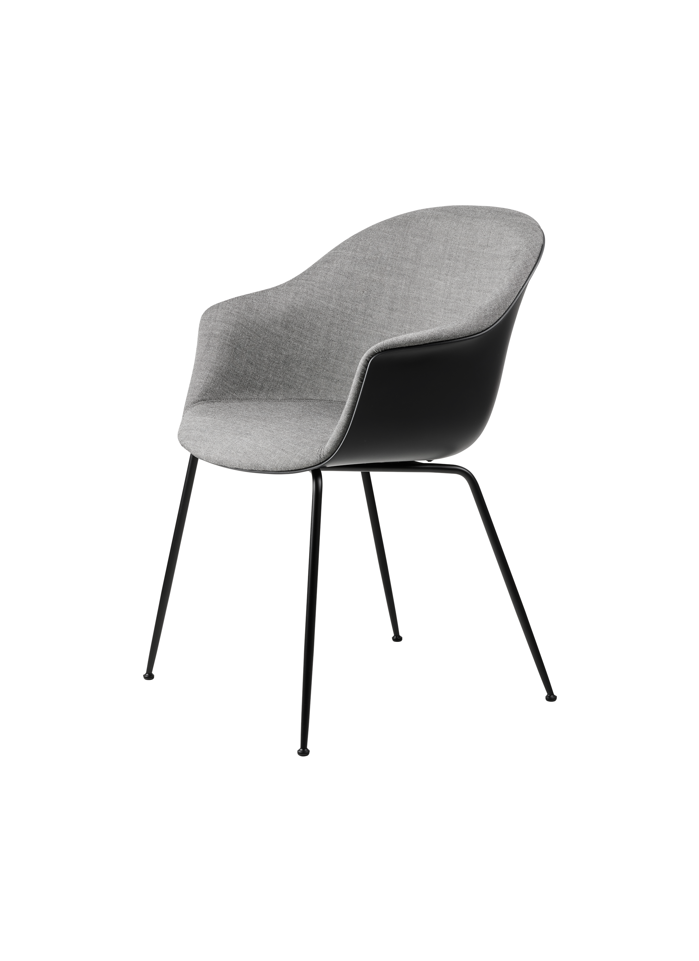 GUBI Bat Dining Chair, Front Upholstered