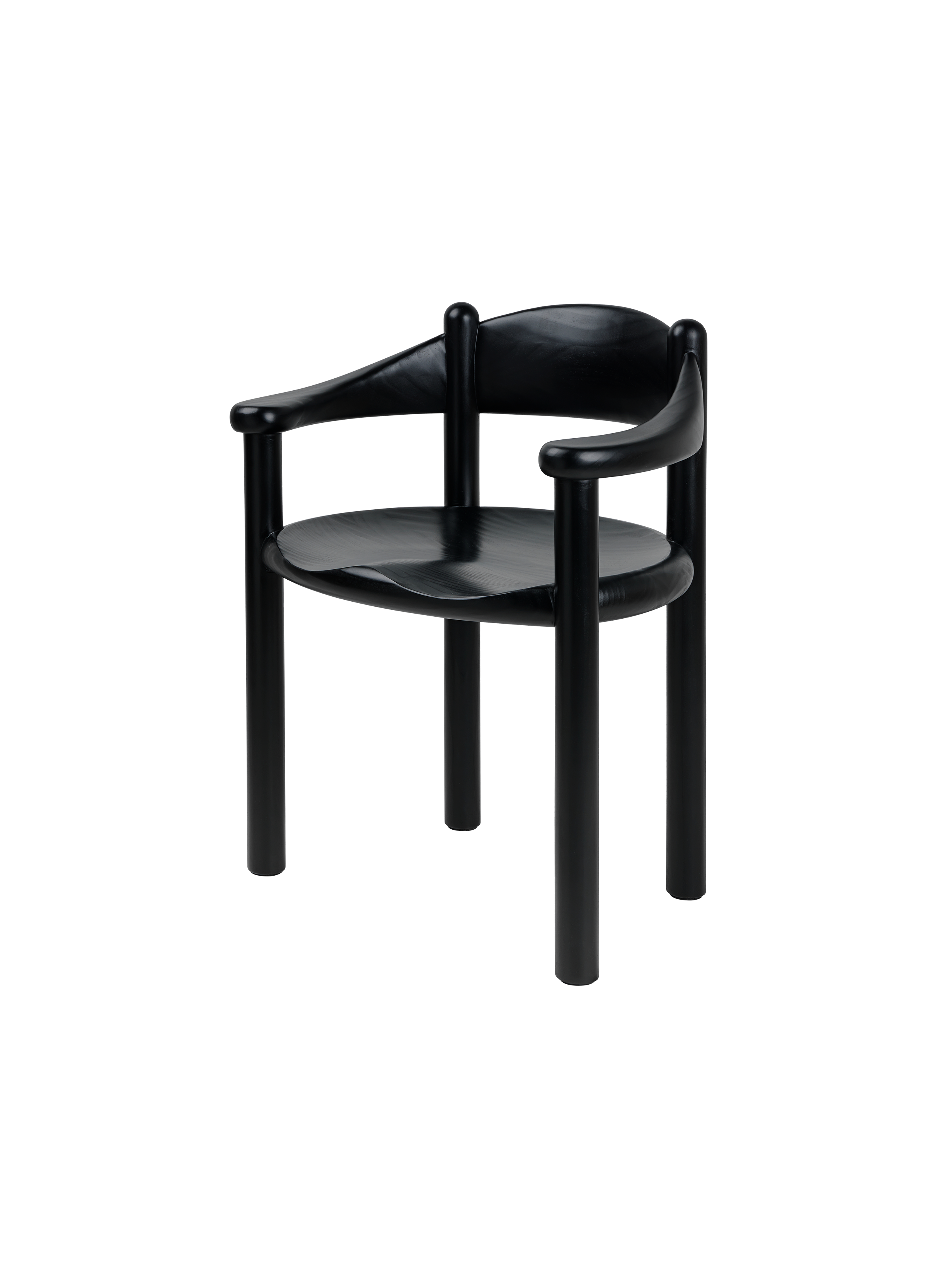 ダイニングチェア Daumiller Dining ArmChair GUBI Black GUBI Daumiller Armchair