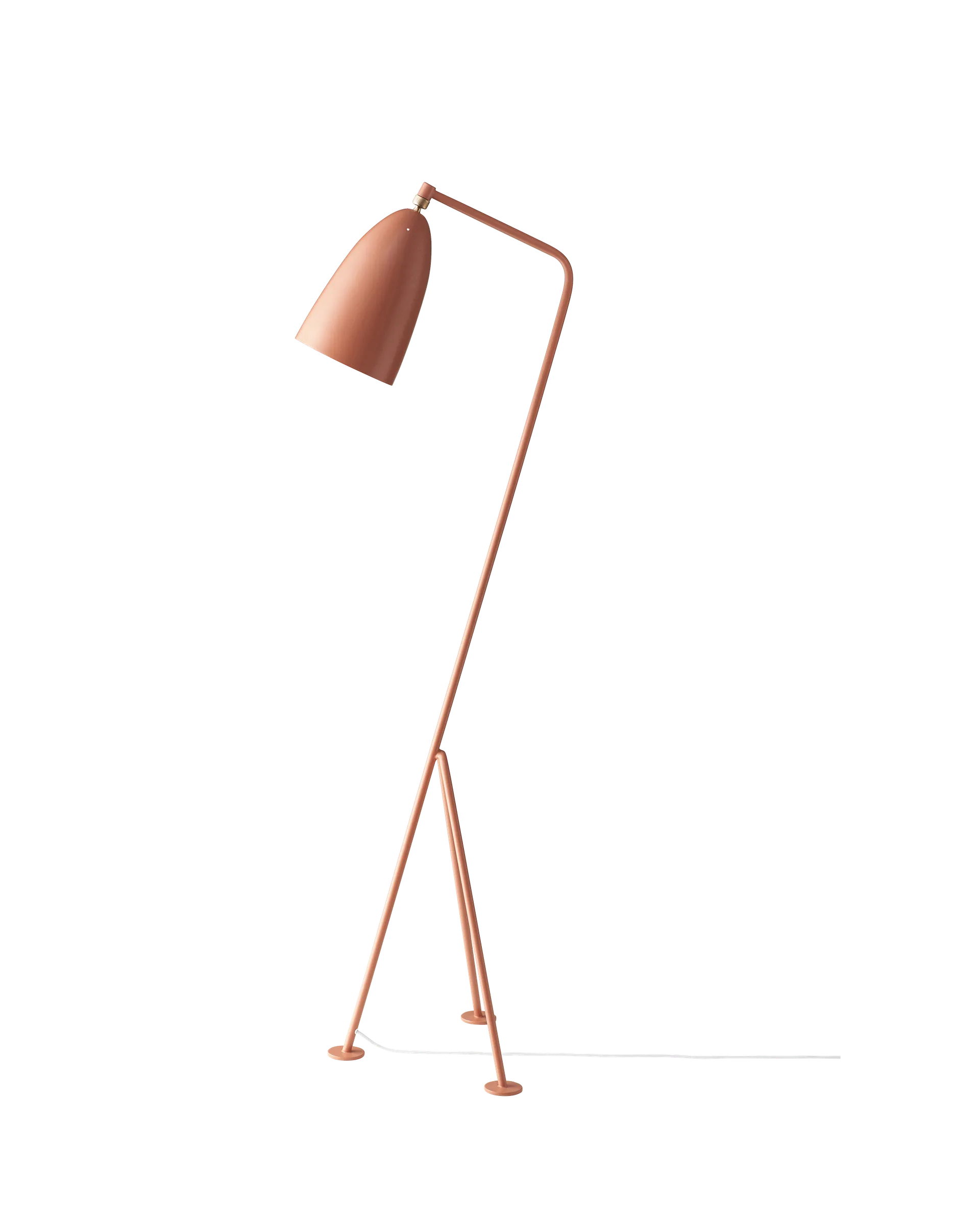 GUBI Gräshoppa Floor Lamp (Vintage Red Semi Matt, UK)