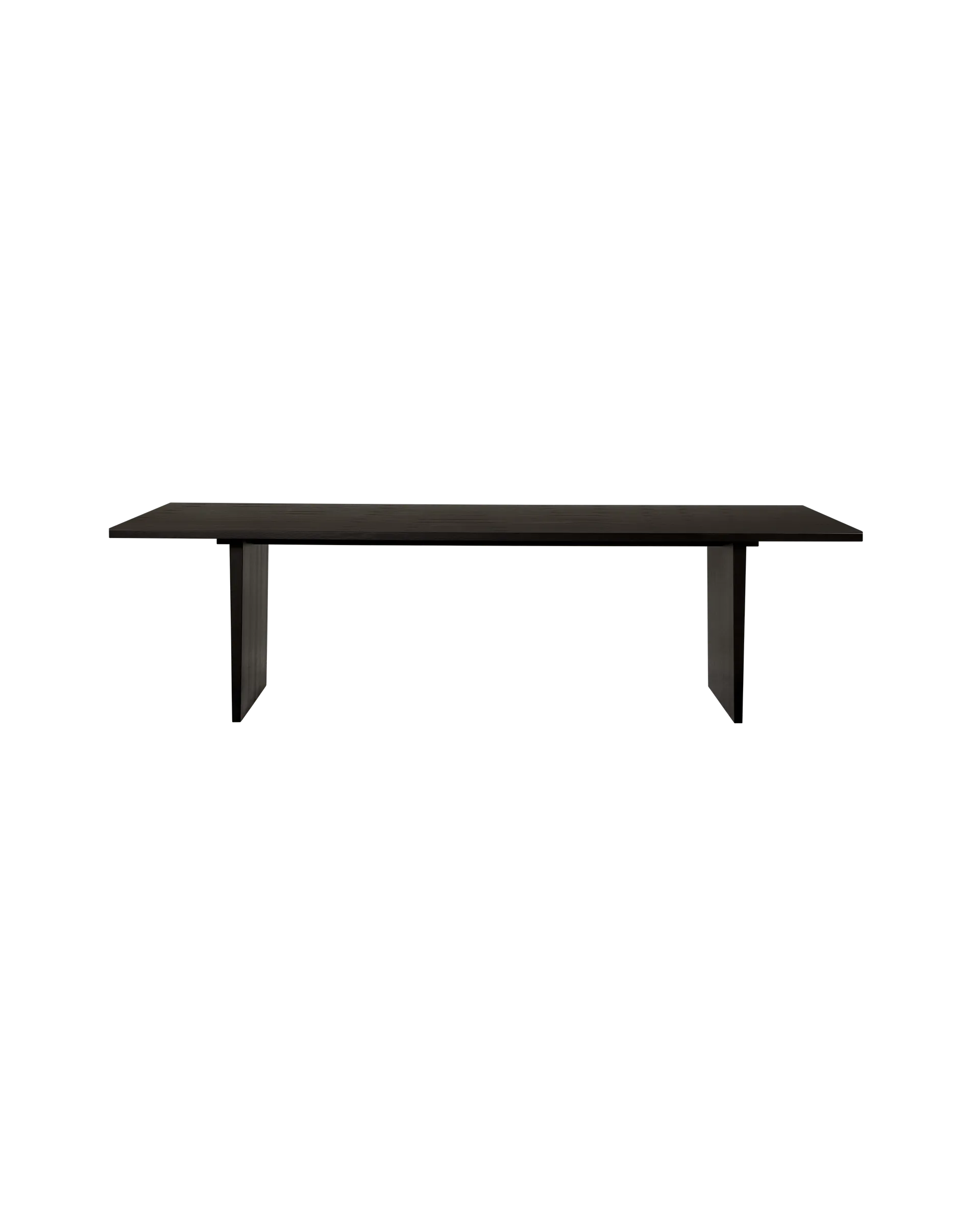 GUBI Private Dining Tables (Brown/Black Ash Veneer, 260 cm)