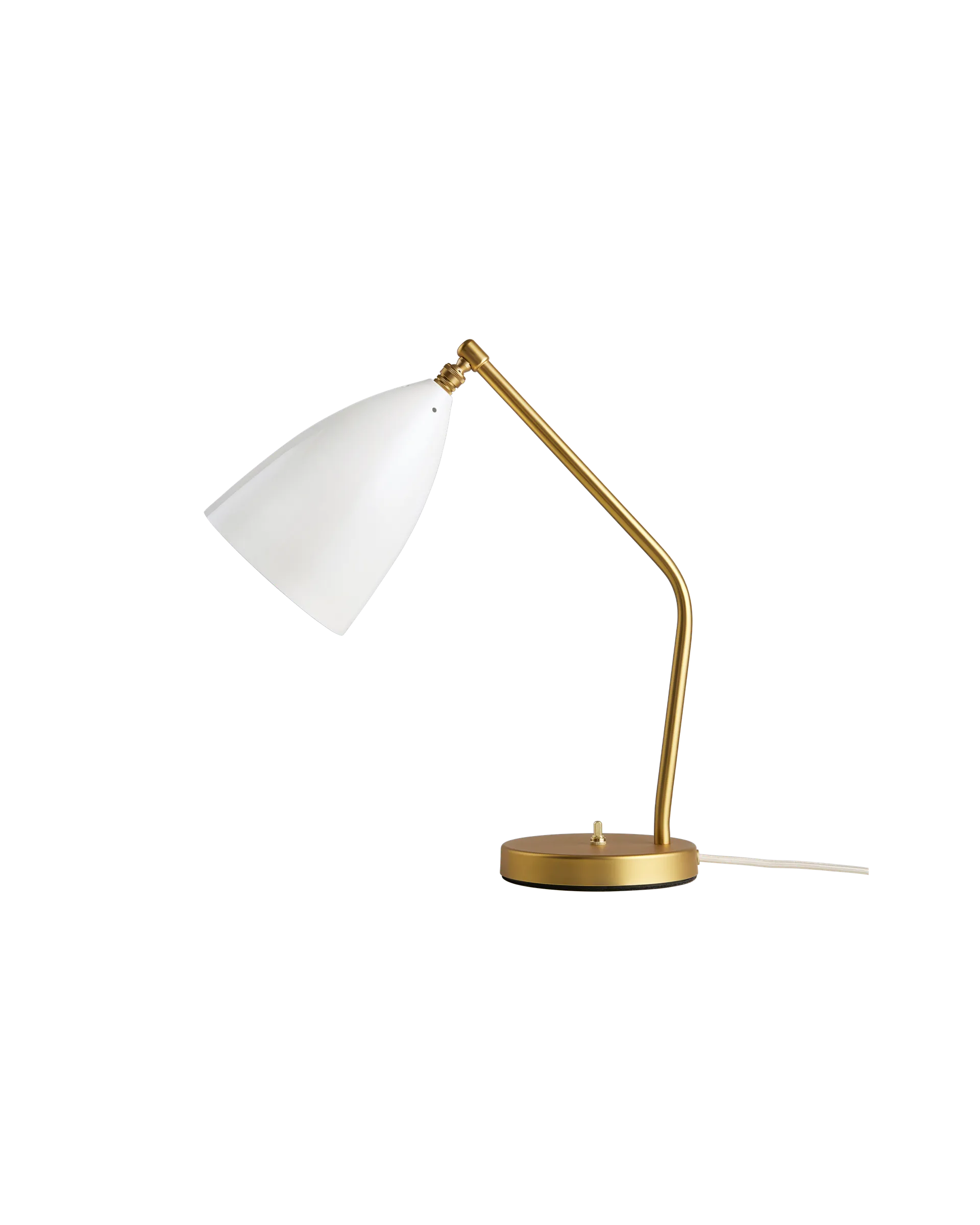 GUBI Gräshoppa Table Lamp (Alabaster White, glossy, EU)