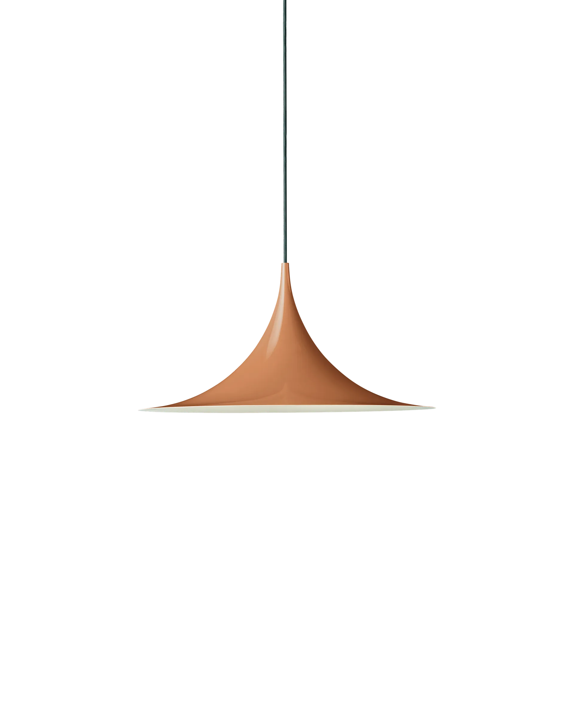 GUBI Semi Pendant (Roasted Pumpkin Glossy, Ø47 x 23,5 cm, EU)
