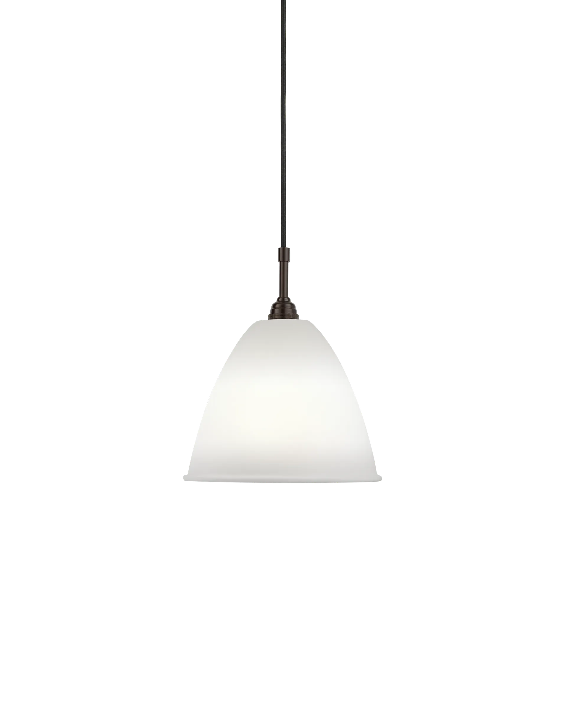 GUBI Bestlite BL9 Pendant (Bone China, Black Brass, Ø21 x 18 cm, EU)