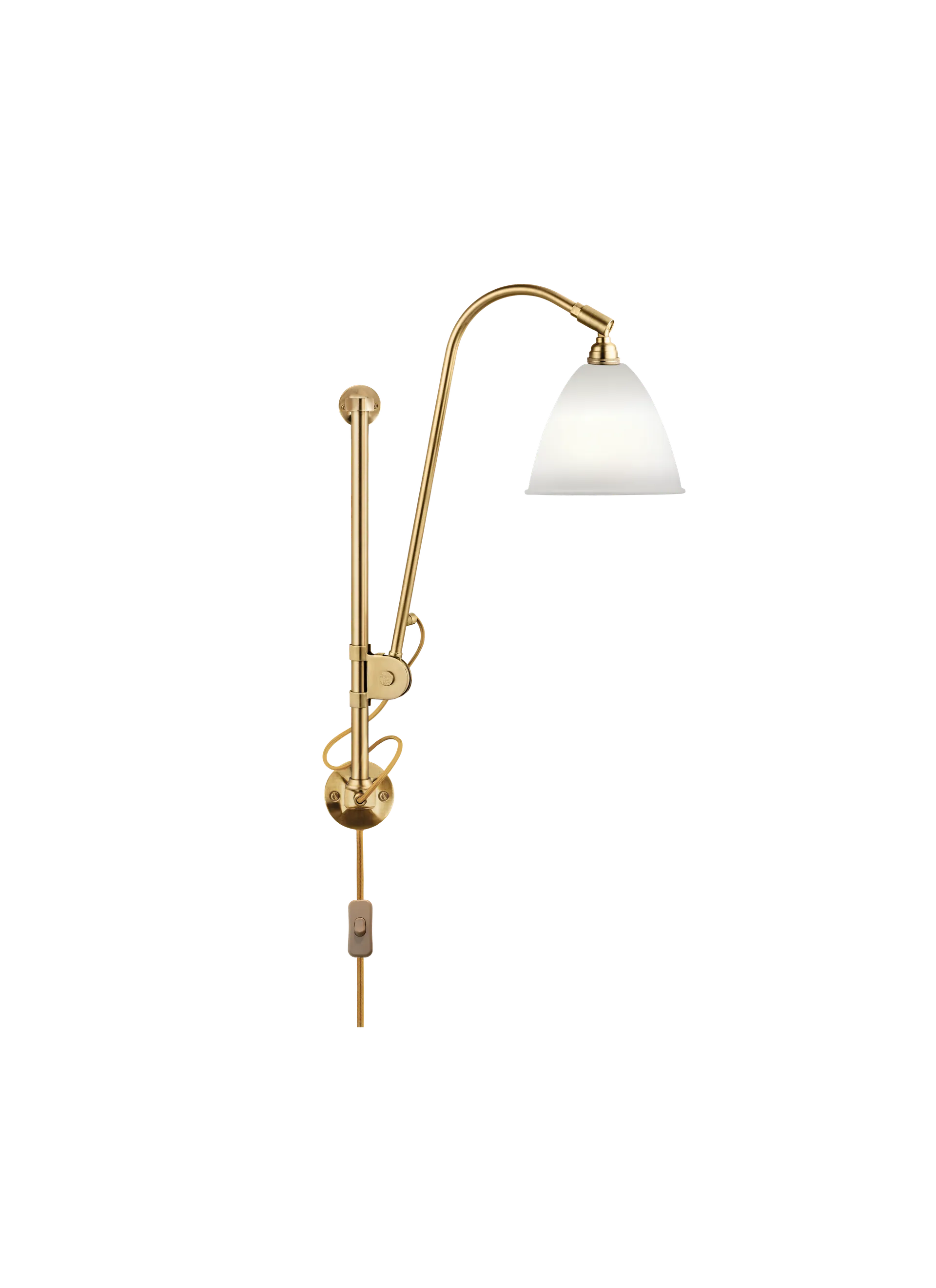 GUBI Bestlite BL5 Wall Lamp (Bone China, Brass, UK)