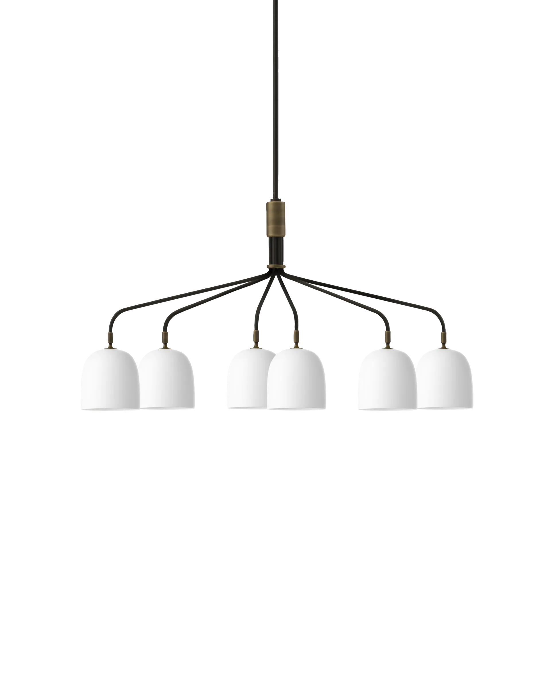 GUBI Howard Chandelier (Bone China, 6, Long, EU)