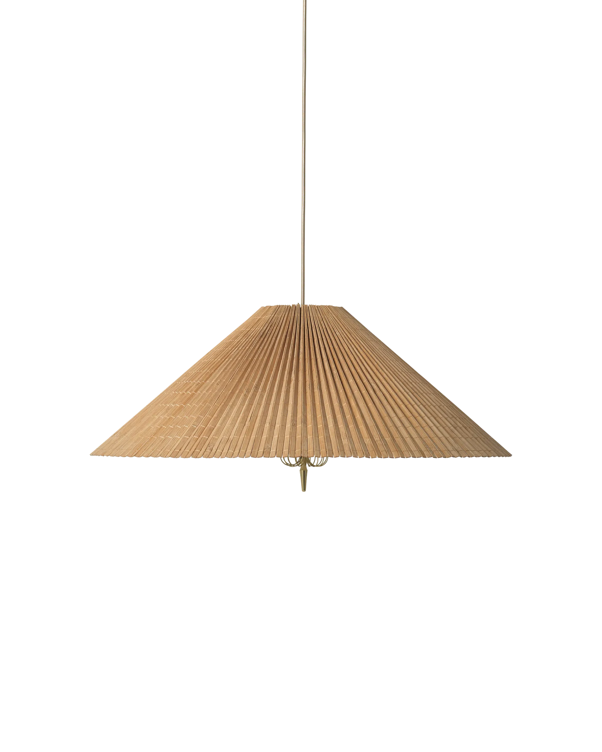 GUBI 1972 Pendant (Bamboo, No, Ø60 x 22 cm, EU)