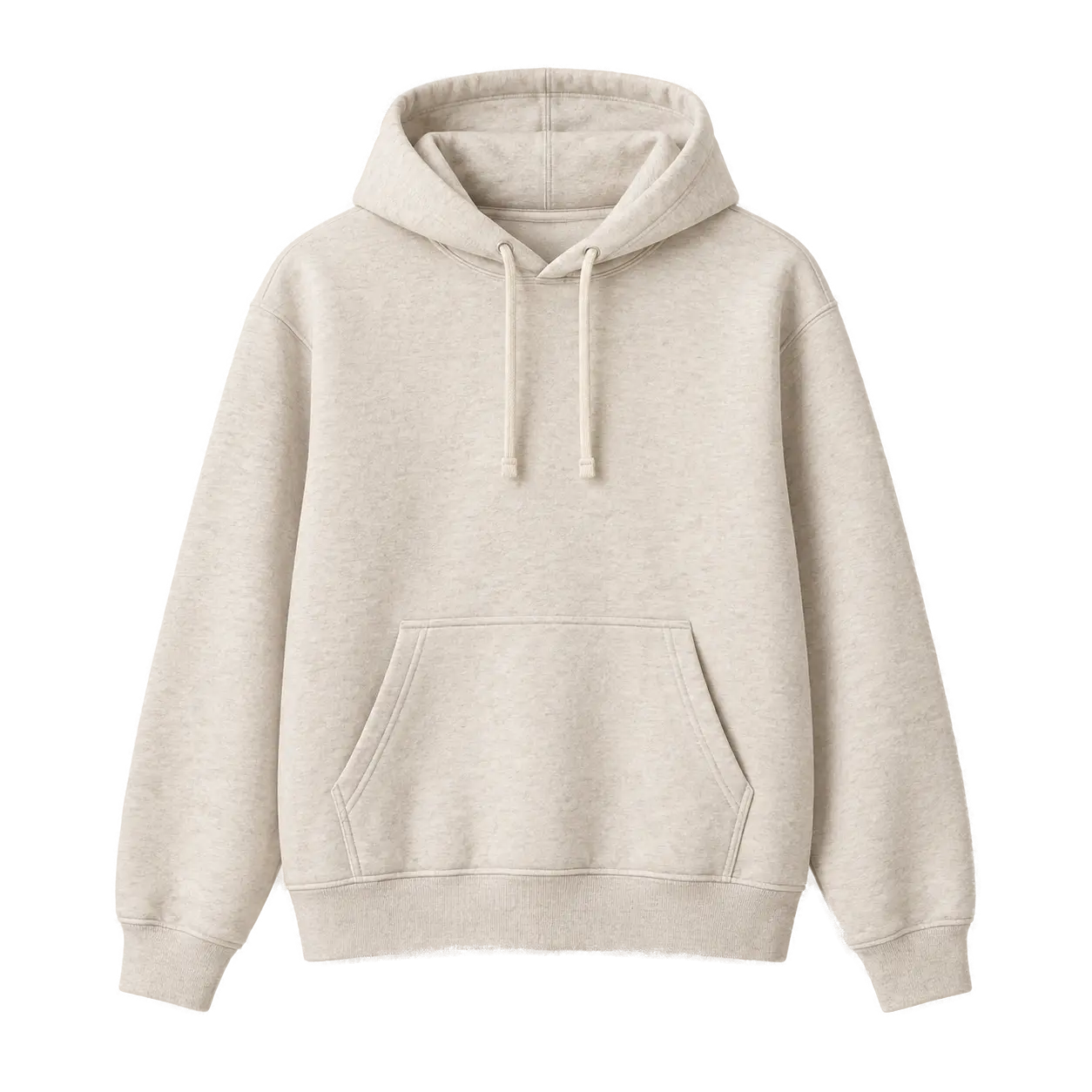 Everyday Cotton Hoodie — Beige