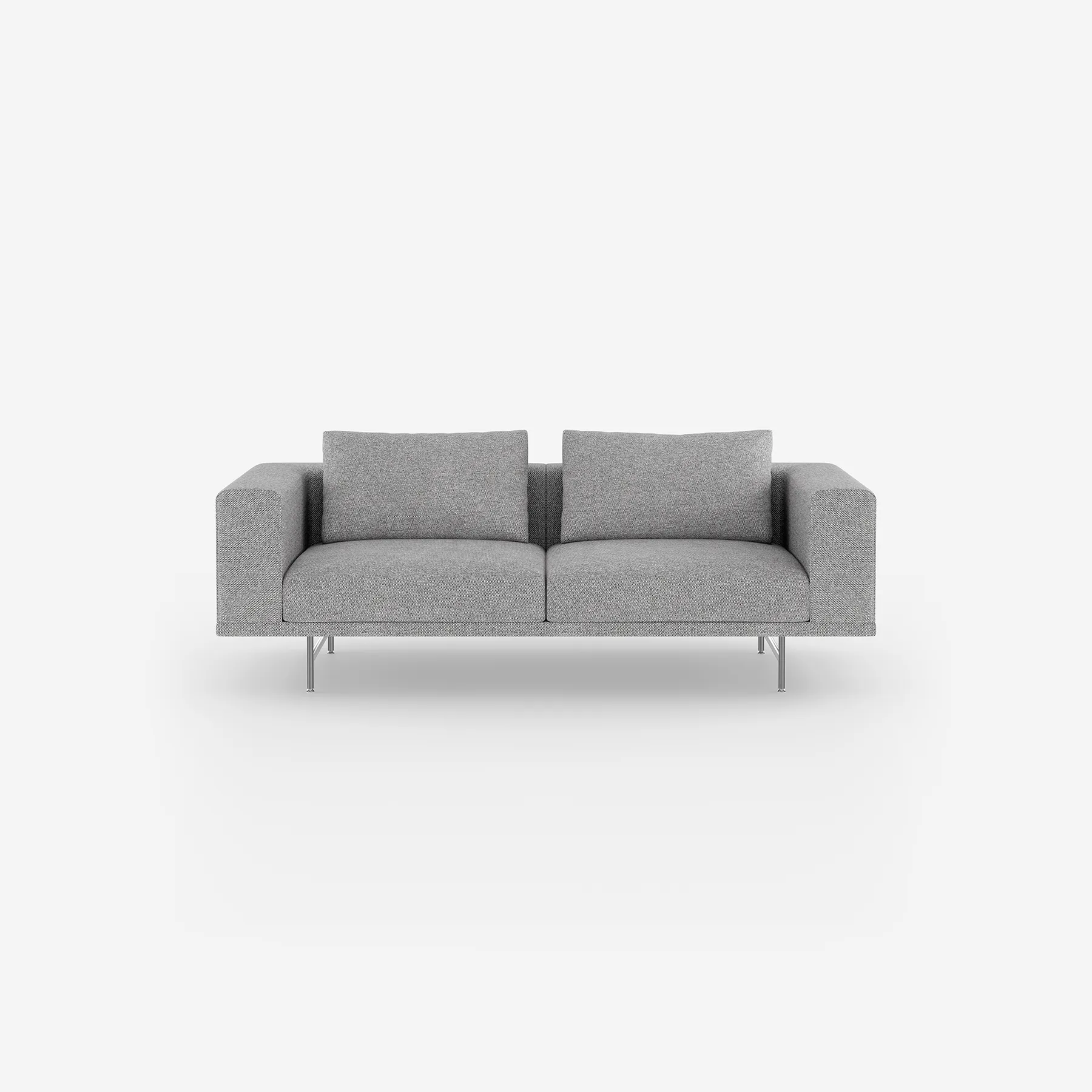 Vipp Loft Sofa | 2-seater, Brook, Stainless Steel