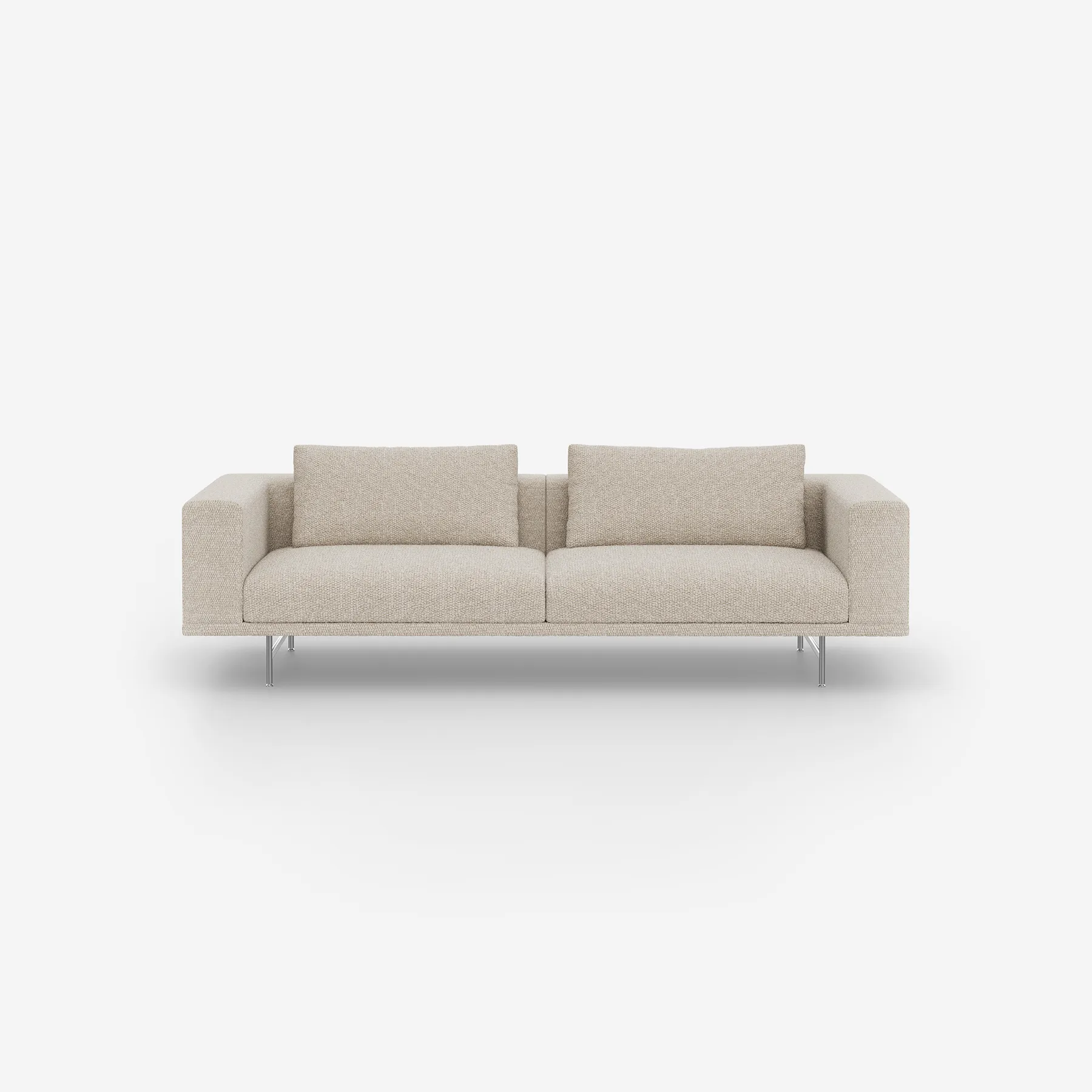 Vipp Loft Sofa | 3-seater1, Wavy, Stainless Steel