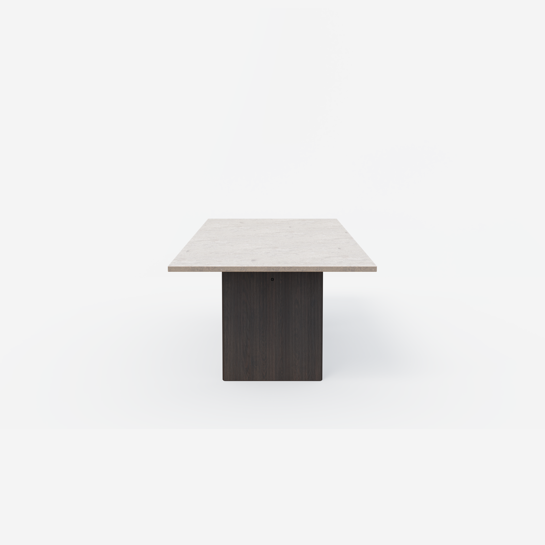 Vipp Cabin Square Table - vipp496 - Jura Grau Blau, Dark Oak