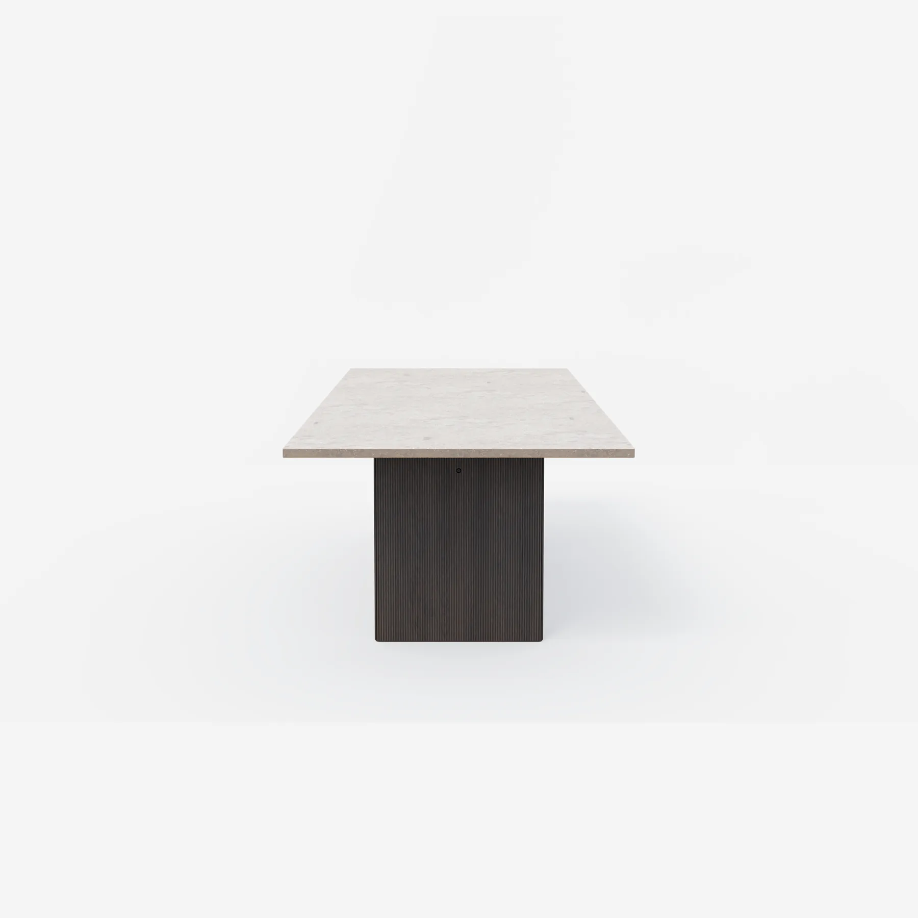 Vipp Cabin Square Table - vipp496 - Jura Grau Blau, Dark Oak