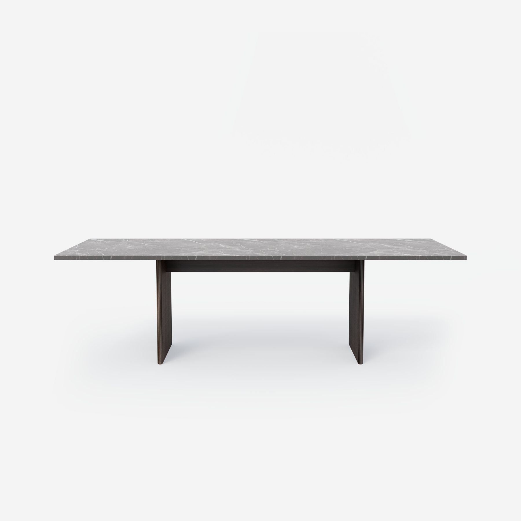Vipp Cabin Square Table - vipp496 - Pietra Grey, Dark Oak