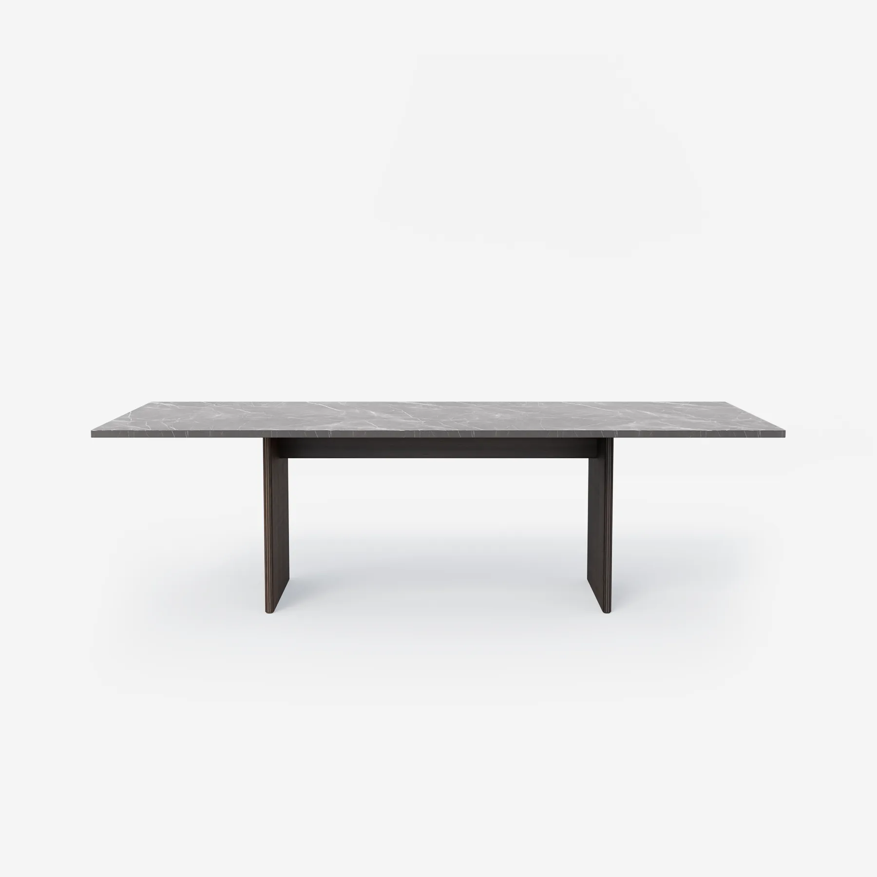 Vipp Cabin Square Table - vipp496 - Pietra Grey, Dark Oak