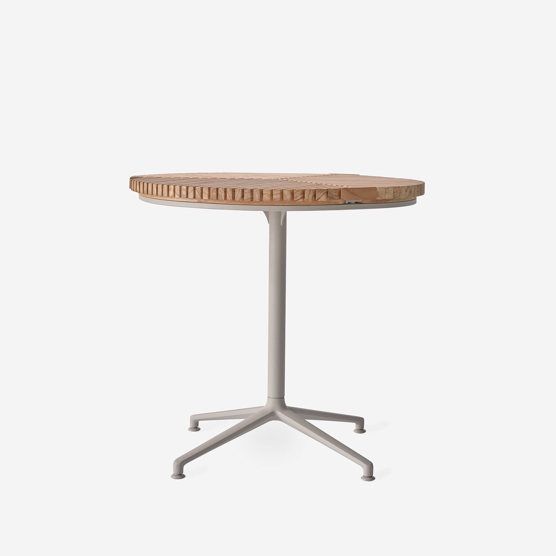 Vipp Open-Air Café Table - vipp717 - Teak, Light Grey