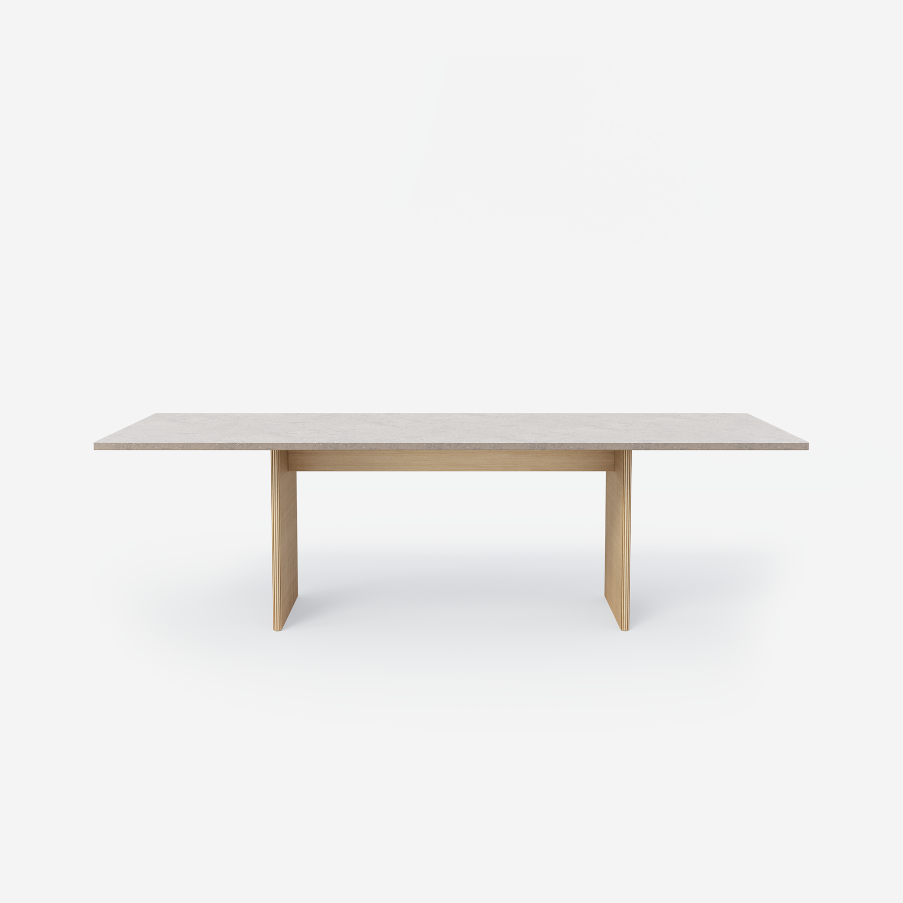 Vipp Cabin Square Table - vipp496 - Jura Grau Blau, Light Oak