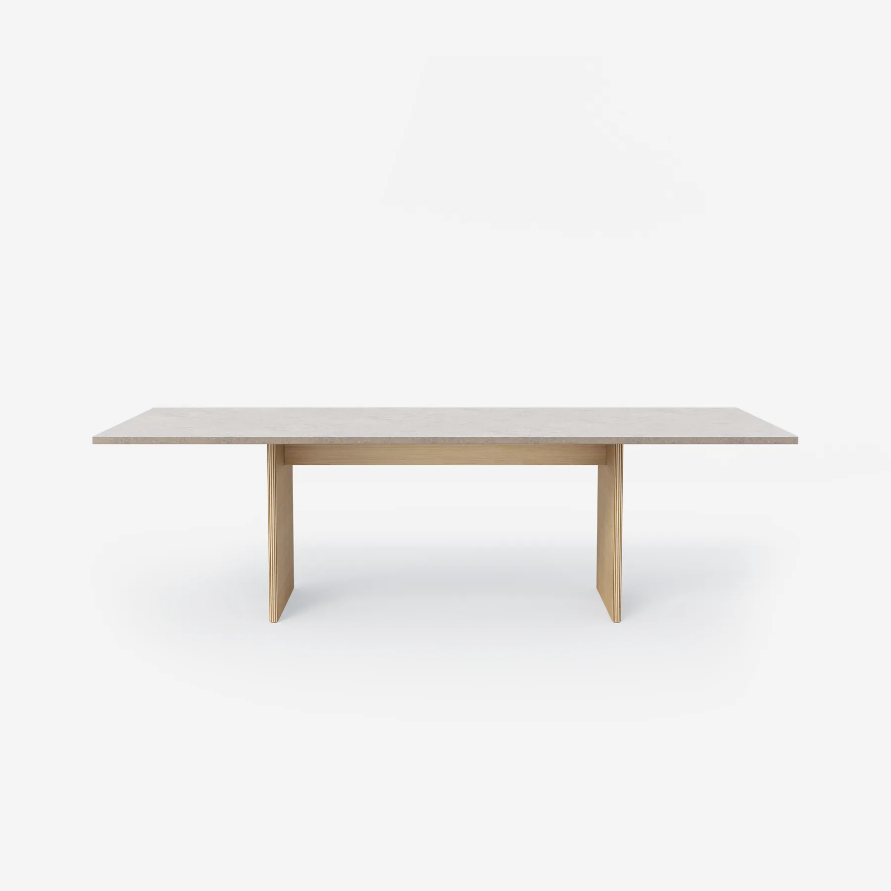 Vipp Cabin Square Table - vipp496 - Jura Grau Blau, Light Oak