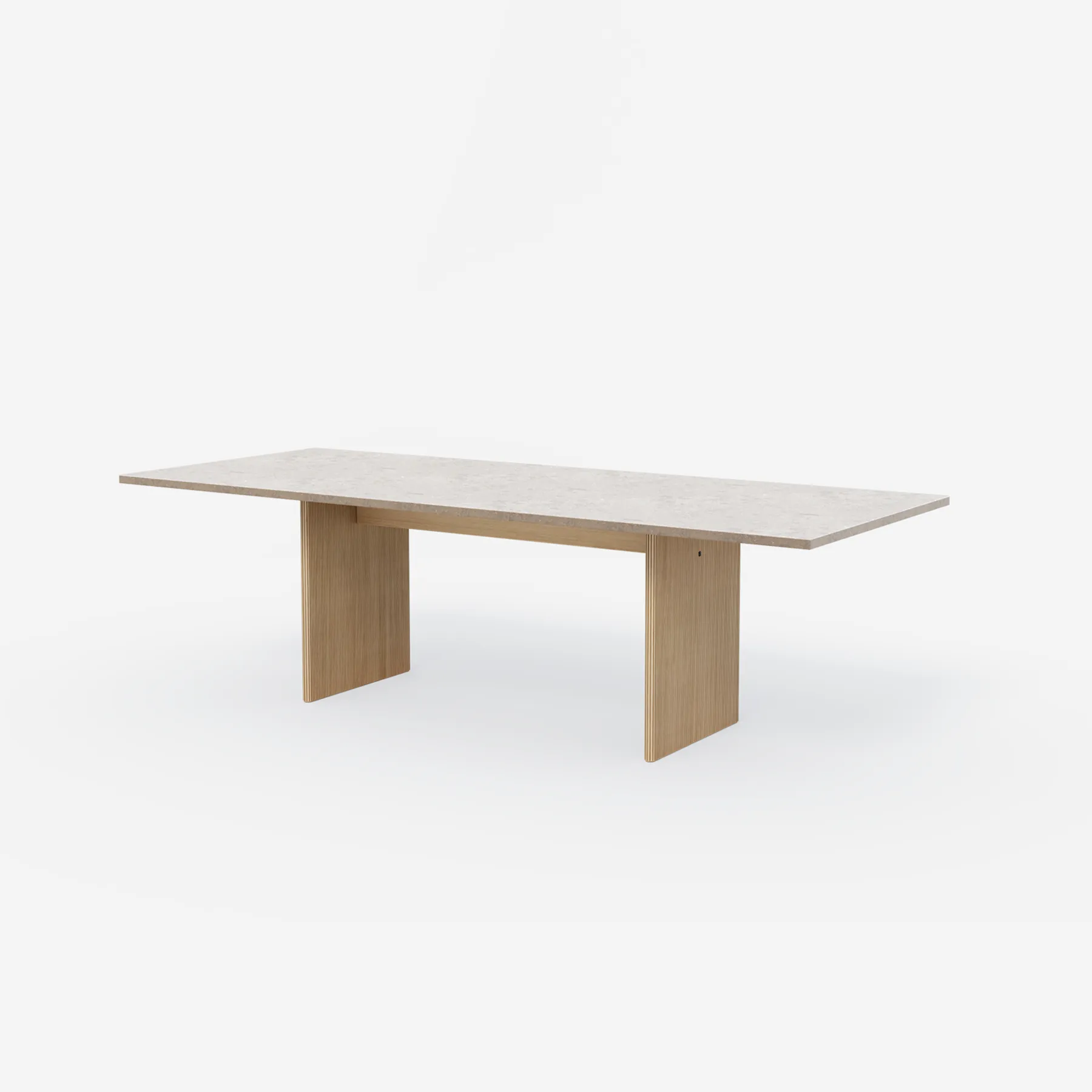Vipp Cabin Square Table - vipp496 - Jura Grau Blau, Light Oak
