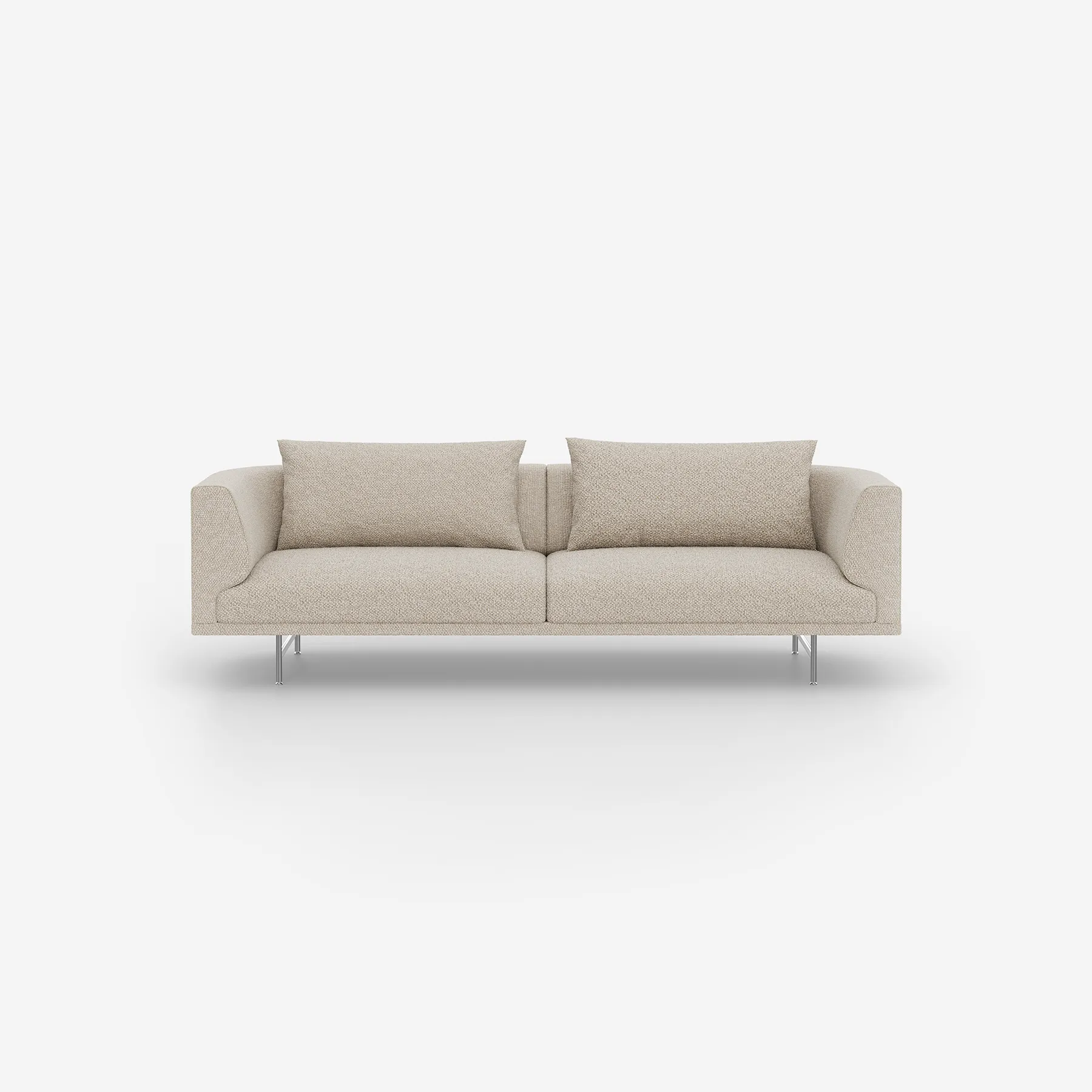 Vipp Chimney Sofa | 3-seater1, Wavy, Stainless Steel