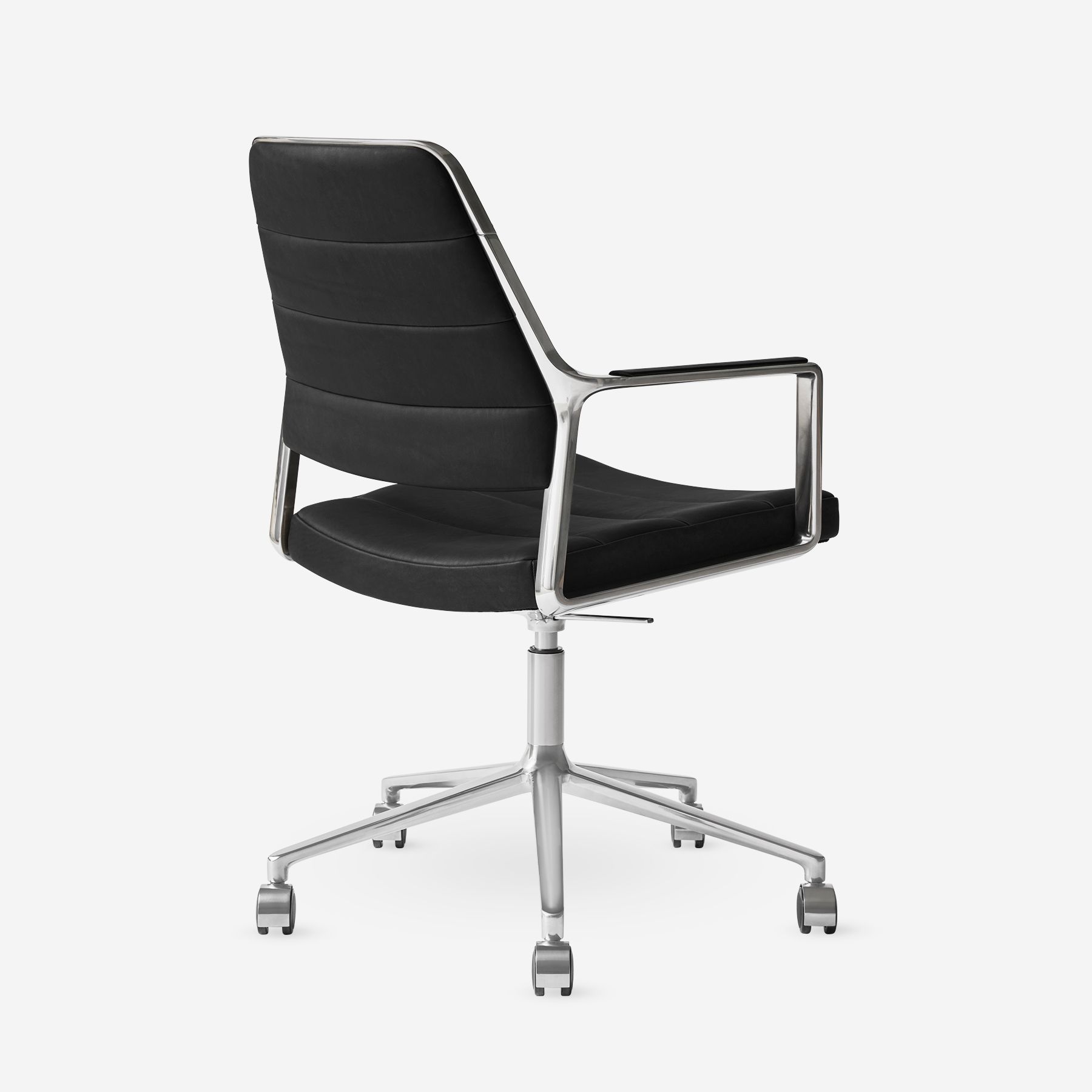 Vipp Swivel Chair | 455+ - vipp455+ - Black, Castors