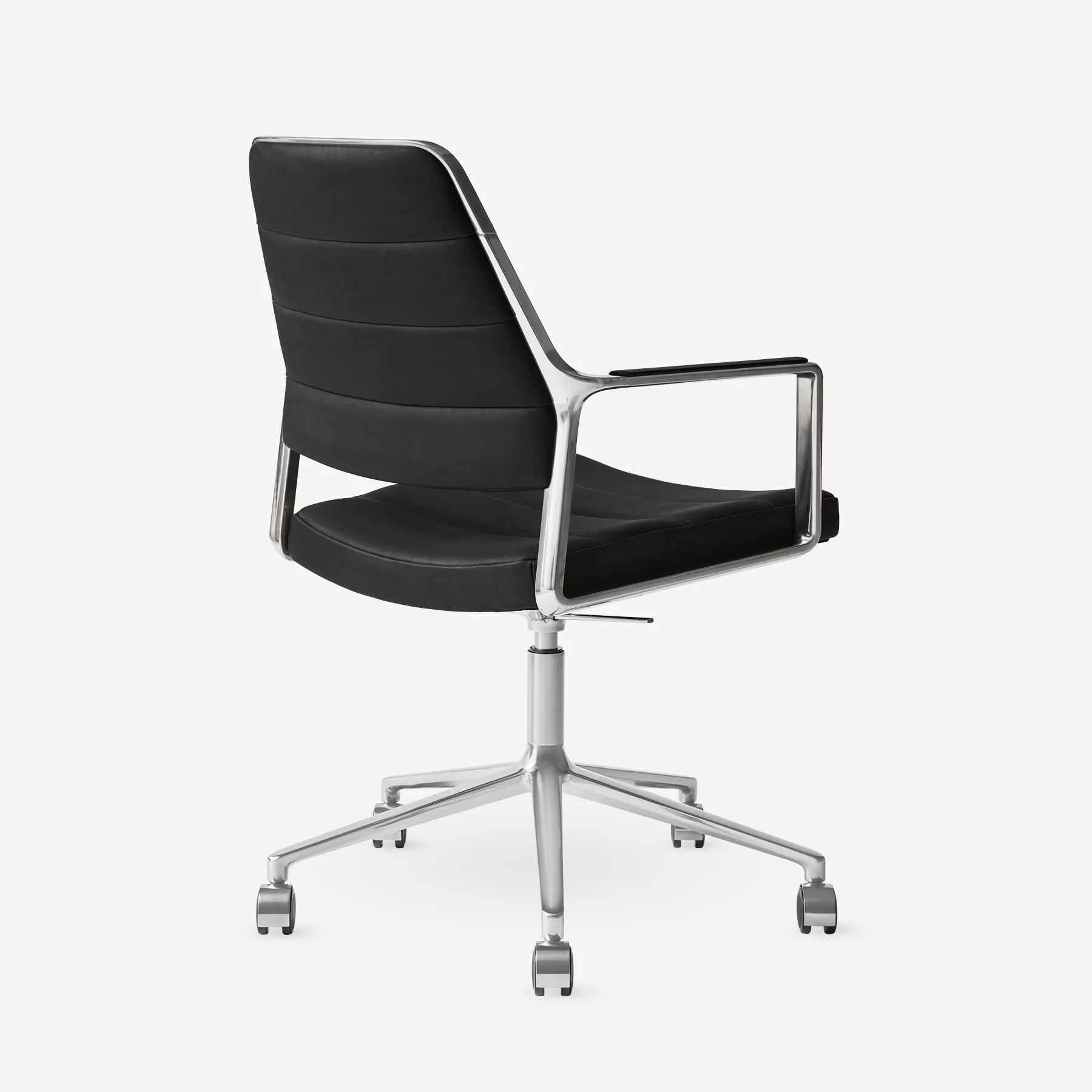 Vipp Swivel Chair | 455+ - vipp455+ - Black, Castors