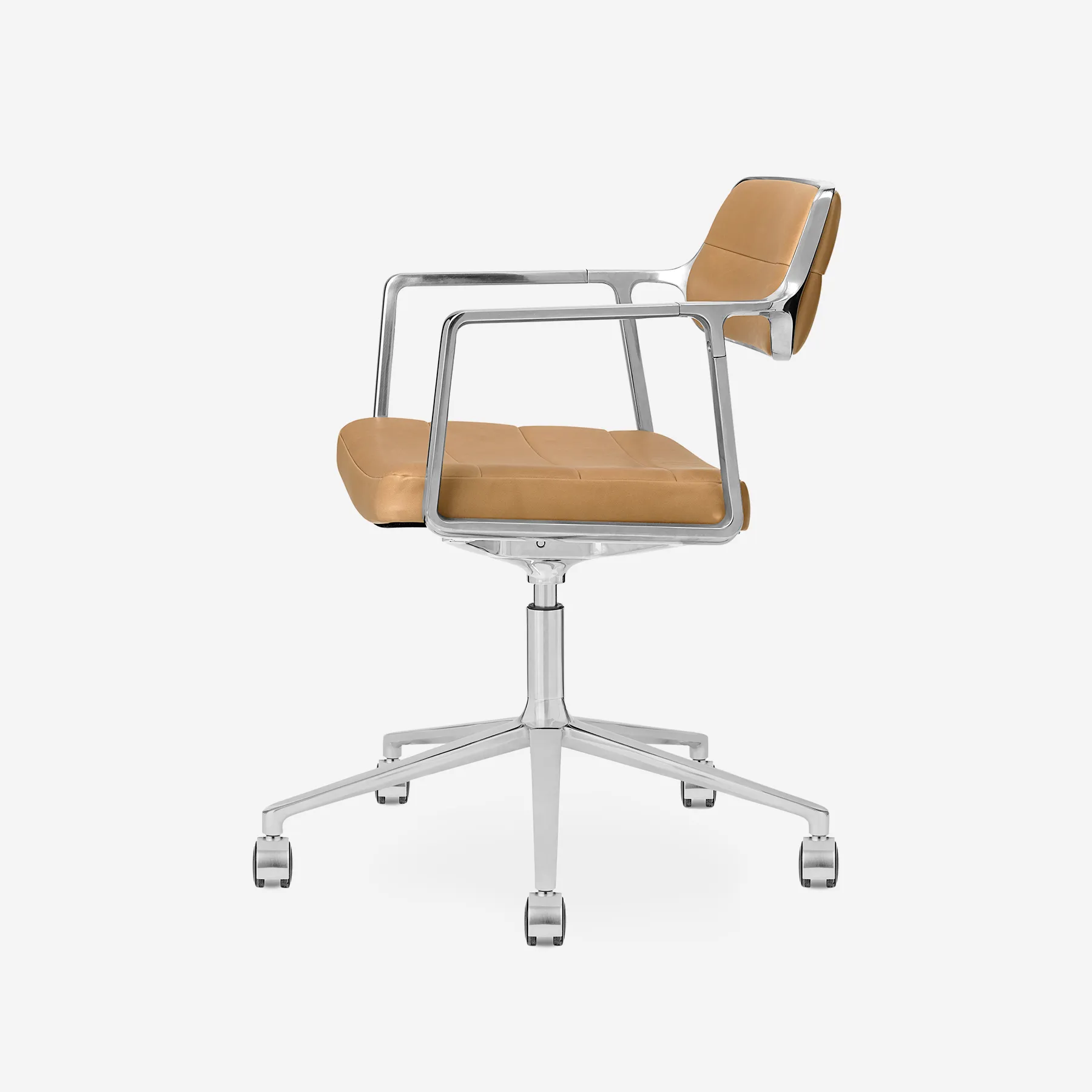 Vipp Swivel Chair | 453+ - vipp453+ - Camel, Castors
