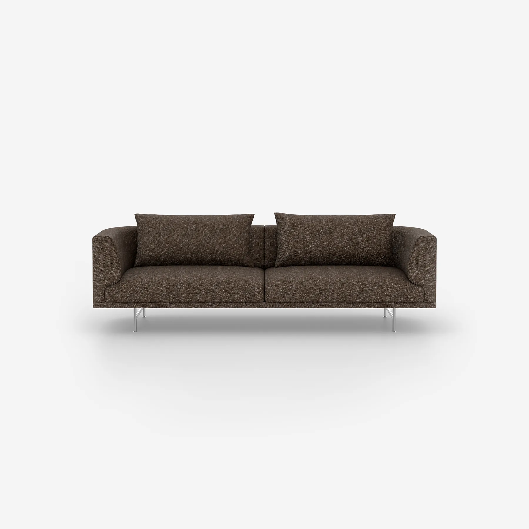 Vipp Chimney Sofa | 3-seater1, Bark, Stainless Steel