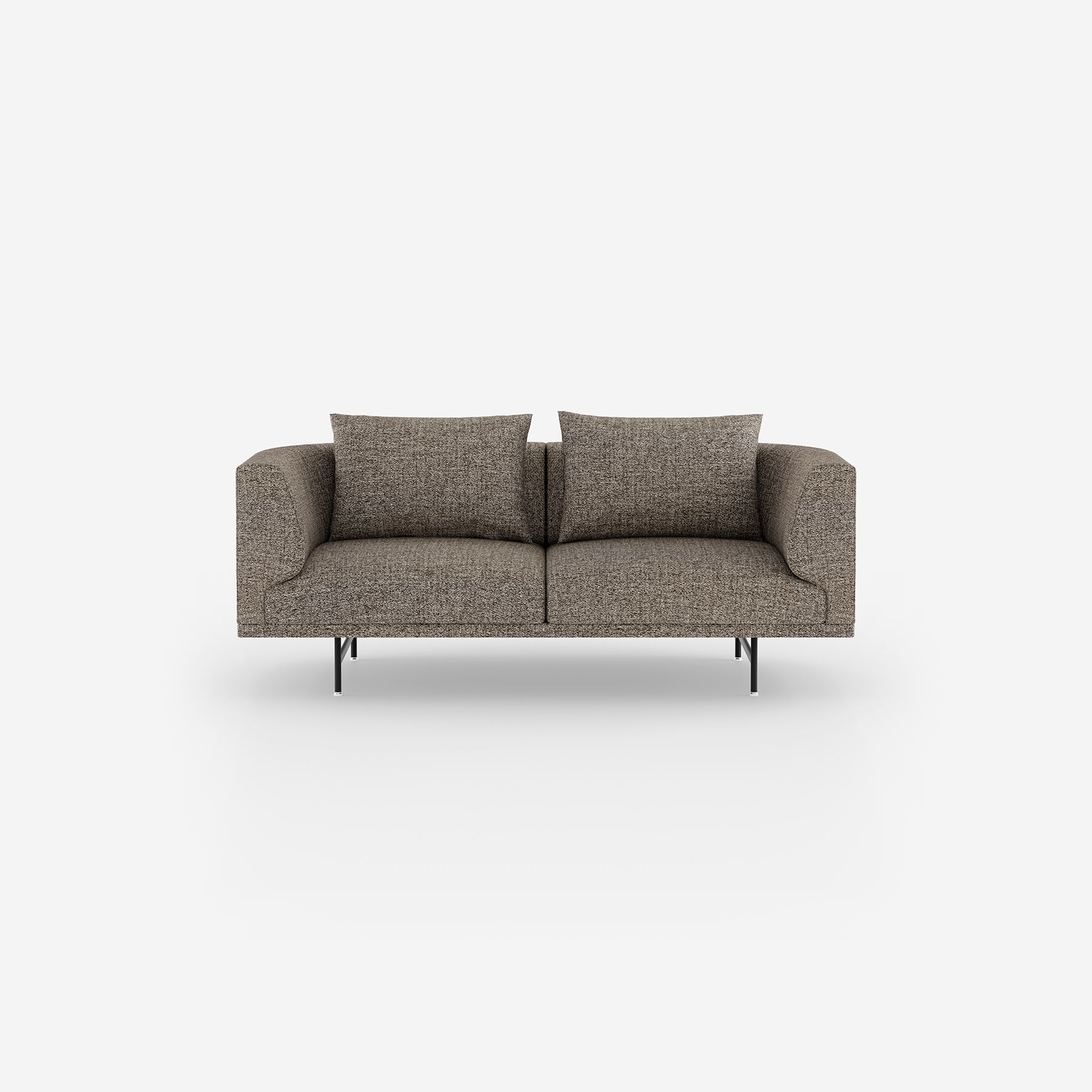 Vipp Chimney Sofa | 2-seater - vipp632 - Bark, Black Powder Coated