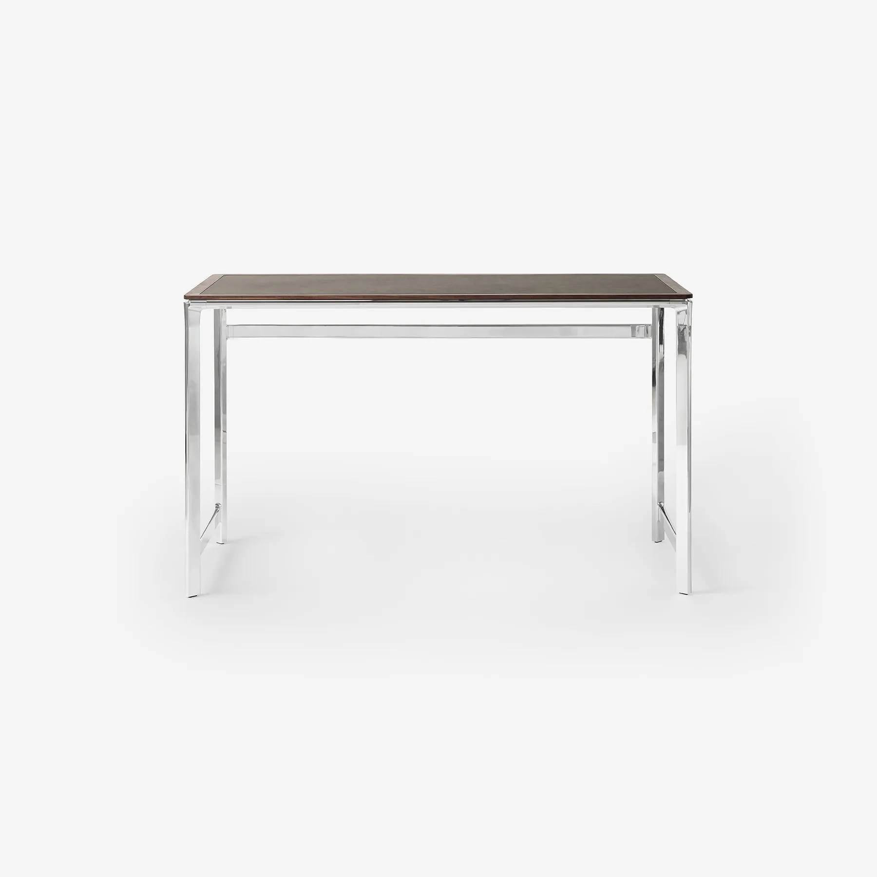 Vipp Studio Desk, Walnut w/bosco leather