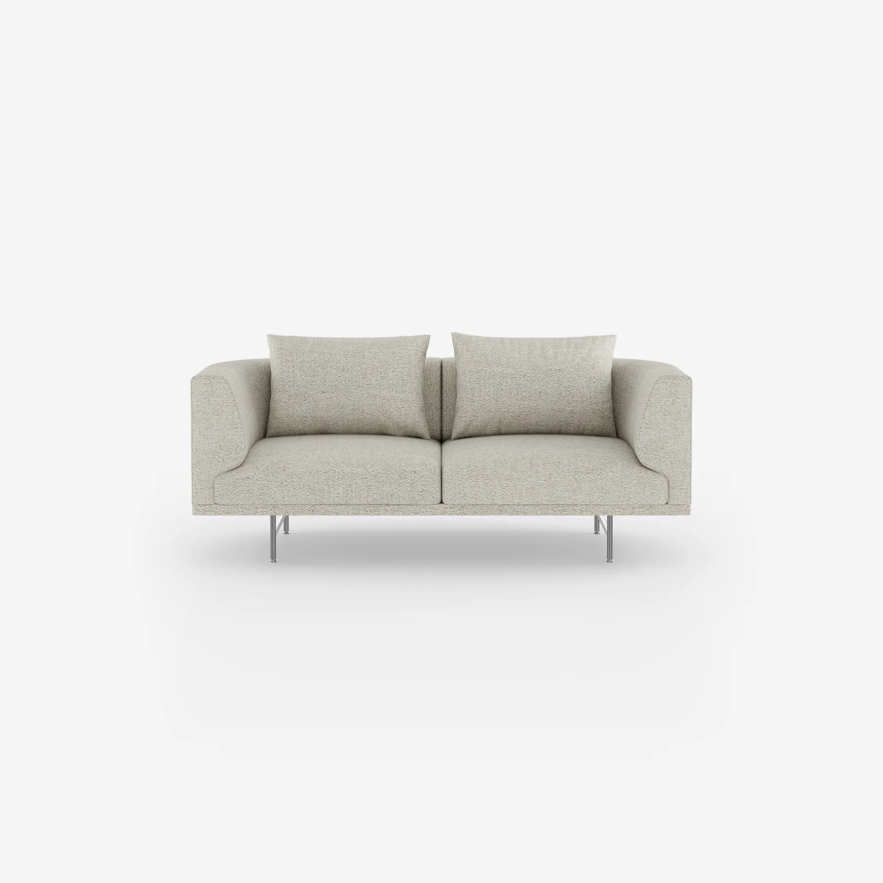 Vipp Chimney Sofa | 2-seater, Mist, Stainless Steel