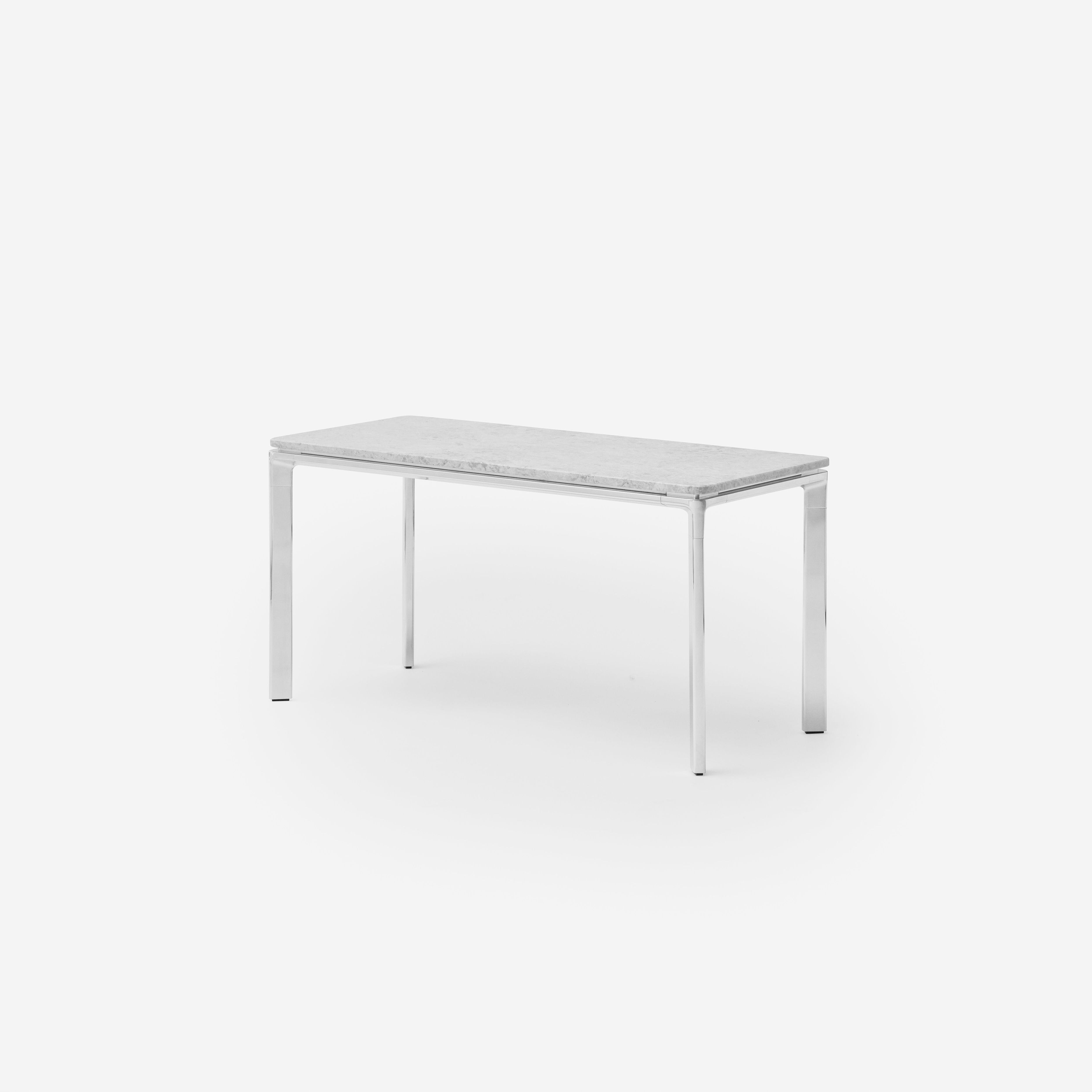 Vipp Coffee Tables Square - vipp426-427 - Sky Grey bush hammered, 30x70