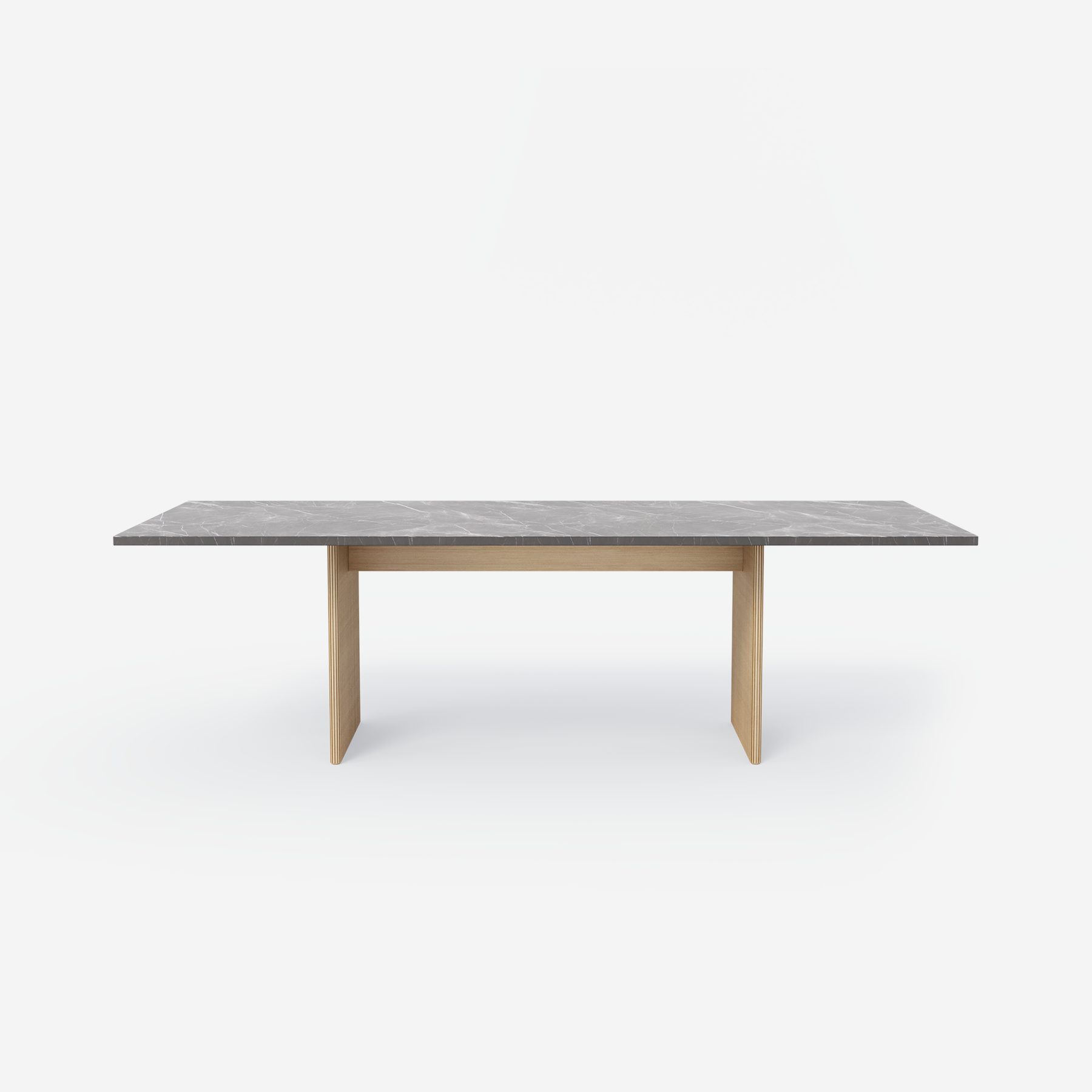 Vipp Cabin Square Table - vipp496 - Pietra Grey, Light Oak