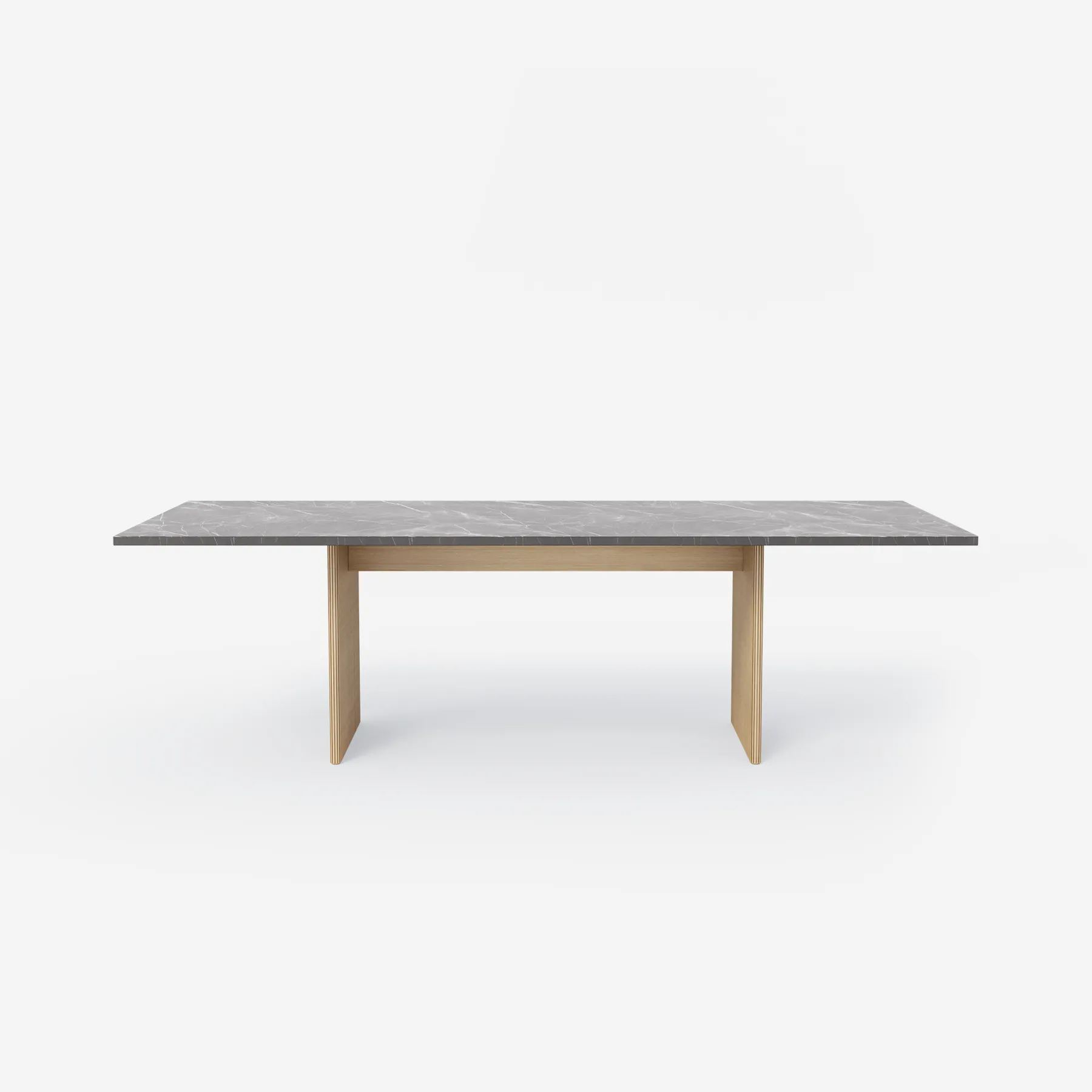 Vipp Cabin Square Table - vipp496 - Pietra Grey, Light Oak