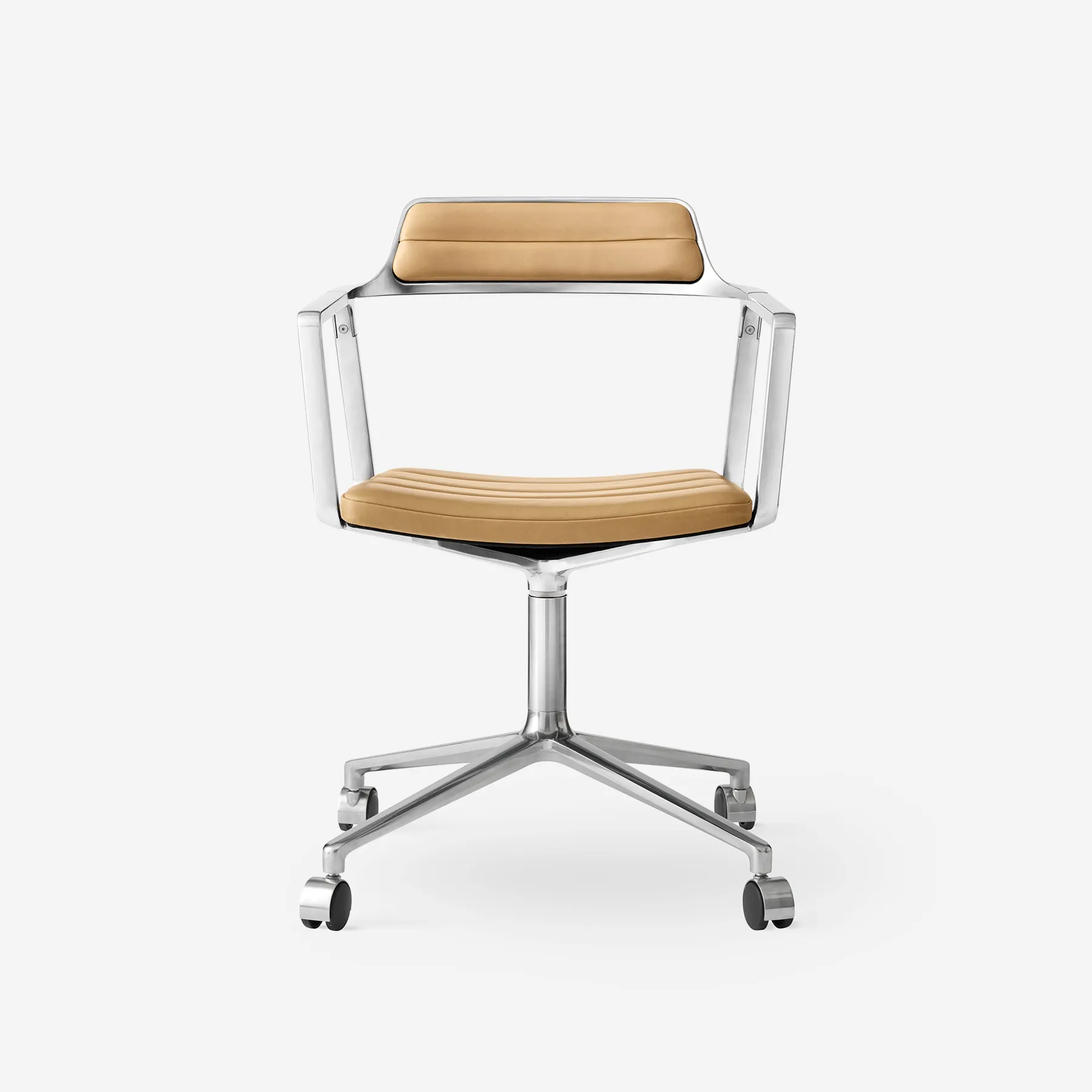 Vipp Swivel Chair | 452 - vipp452 - Camel, Castors