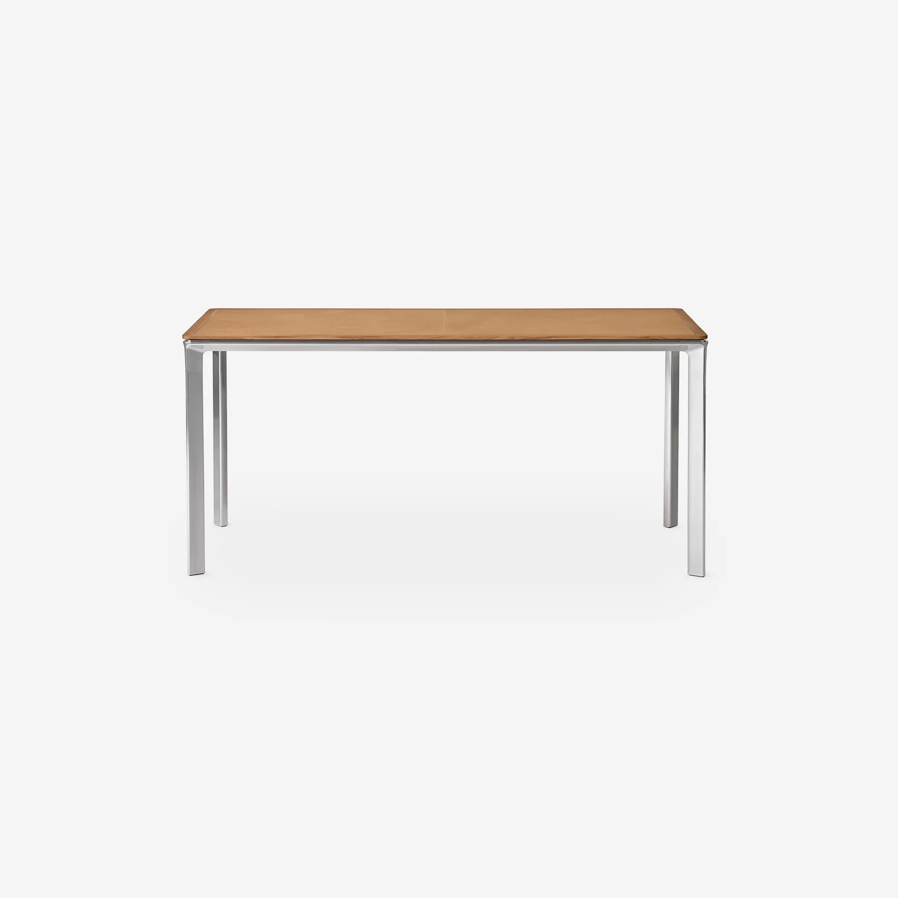 Vipp Work Desk, Light oak w/camel leather