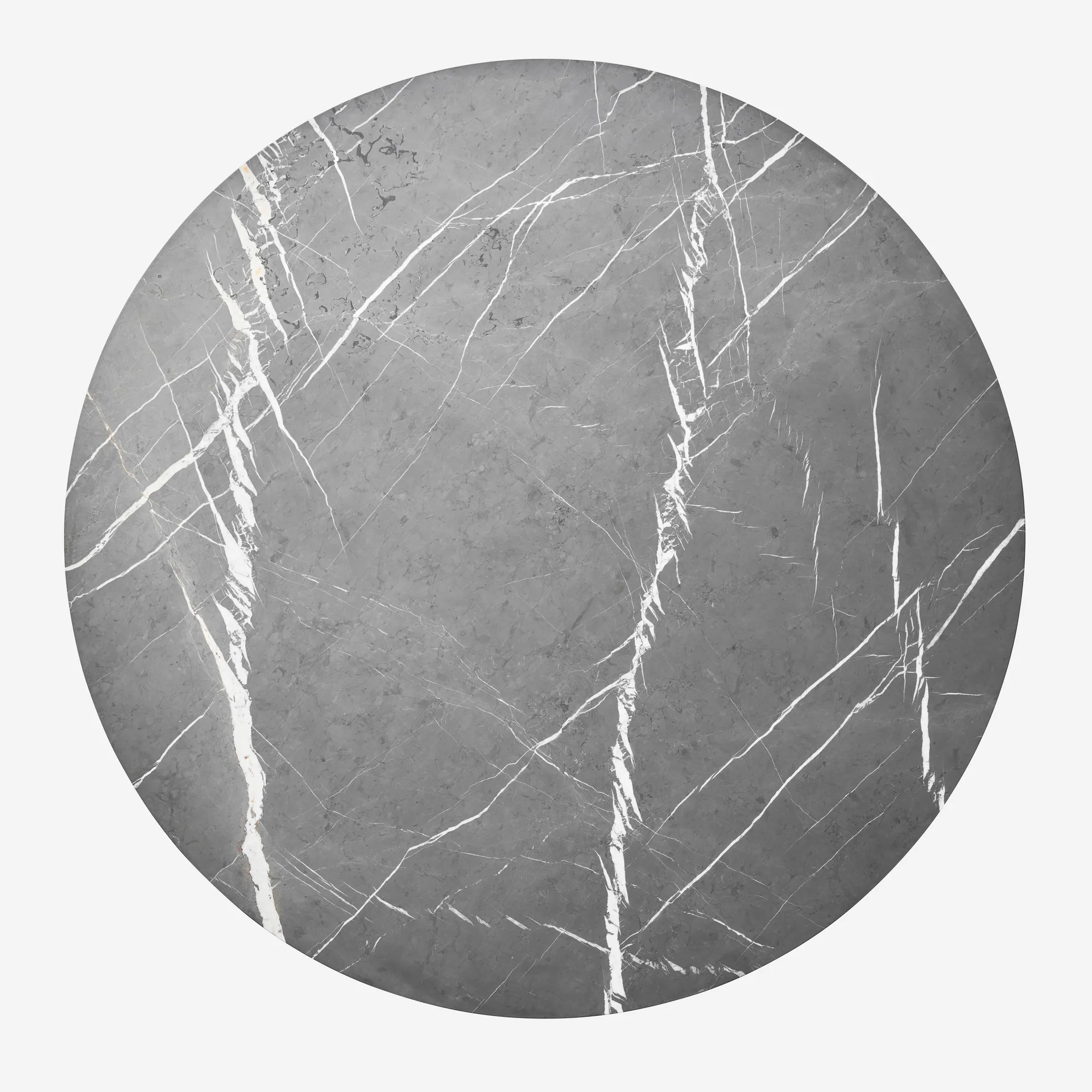 Vipp Cabin Round Table - vipp494-495 - Pietra Grey, Light Oak, Ø150