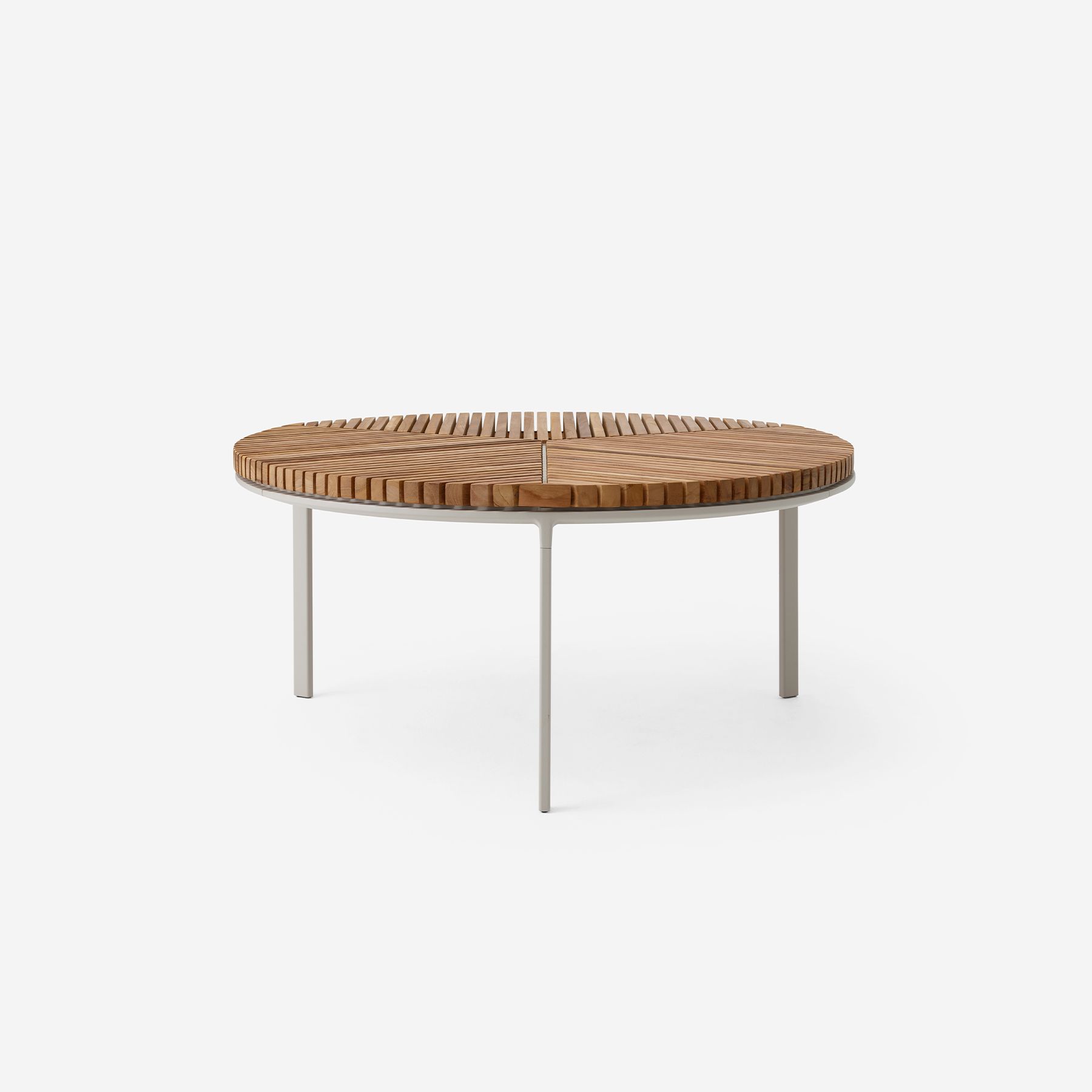 Vipp Open-Air Coffee Table (Teak) - vipp716 - Teak, Light Grey