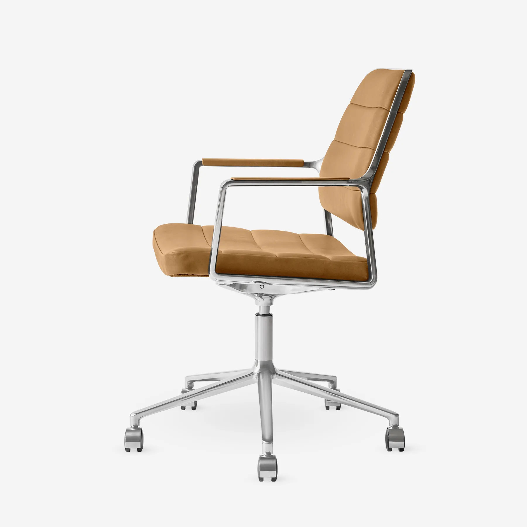 Vipp Swivel Chair | 455+, Camel, Castors