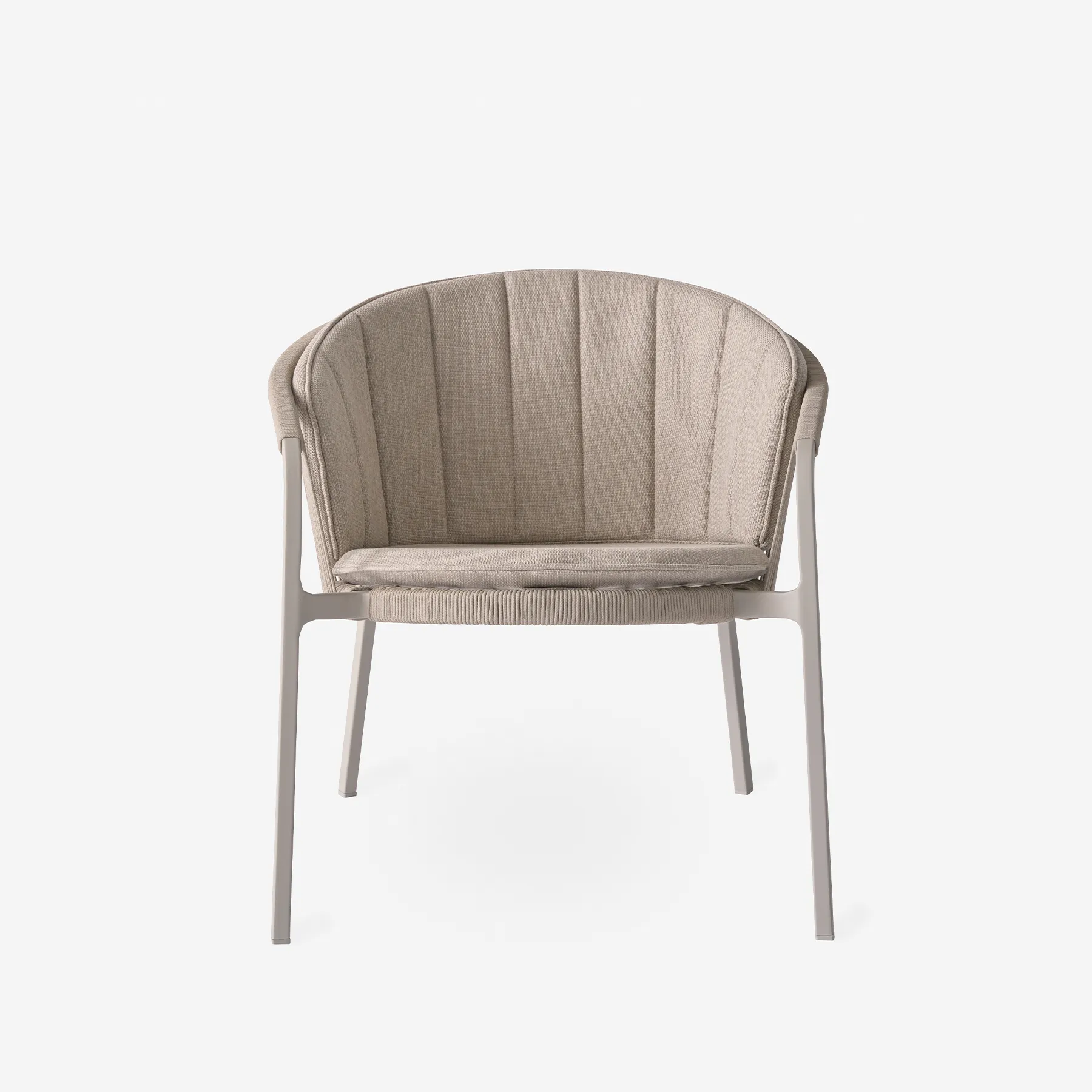 Vipp Lagrasse Lounge Chair, With cushions, Dune textile