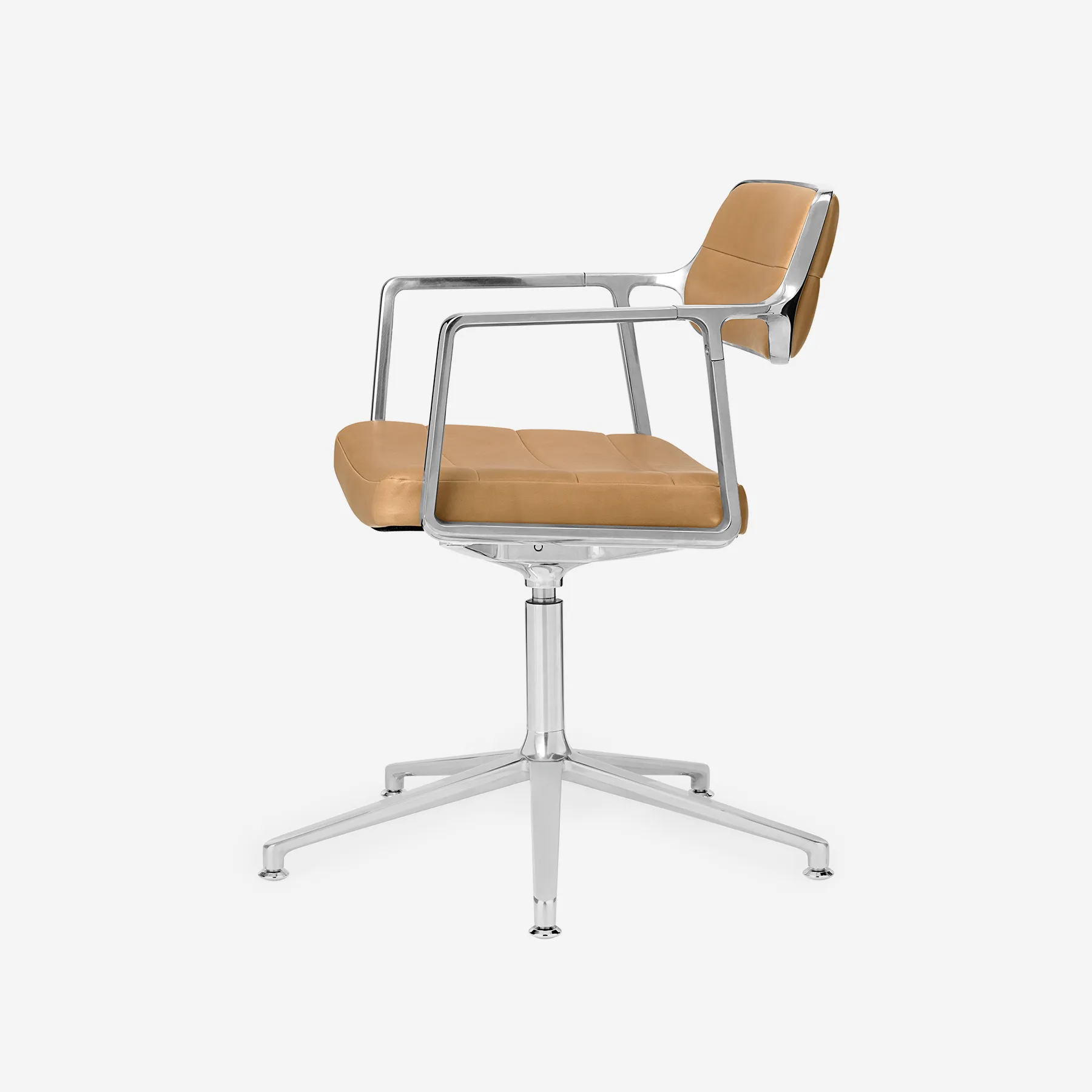 Vipp Swivel Chair | 453+, Camel, Gliders