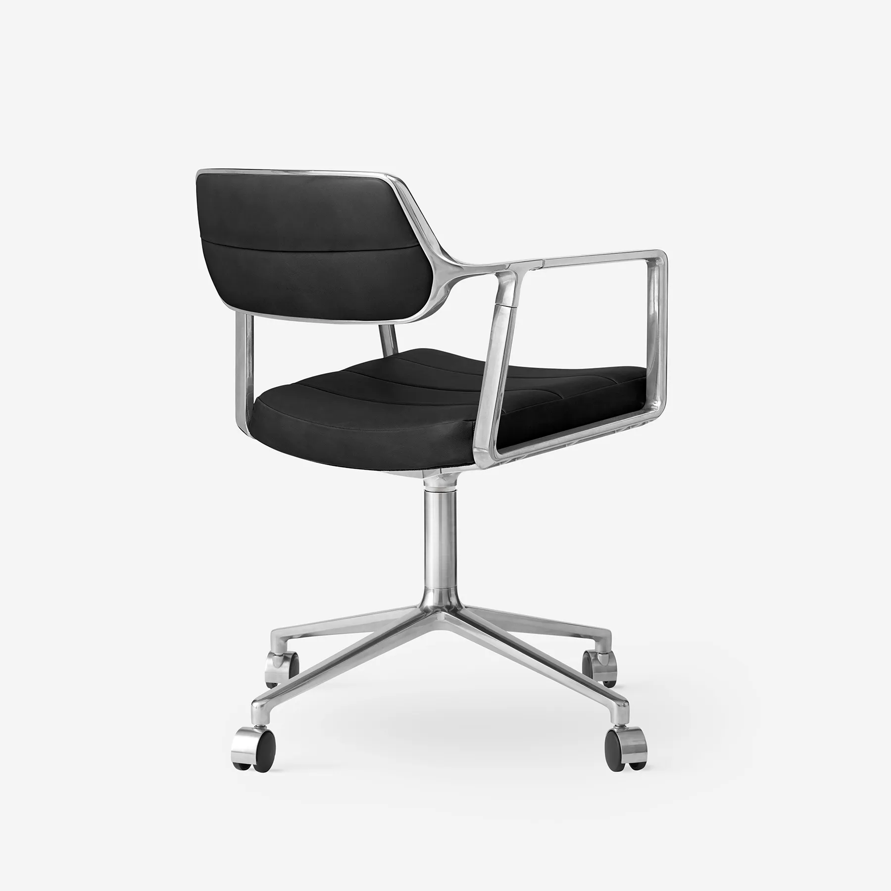Vipp Swivel Chair | 453 - vipp453 - Black, Castors